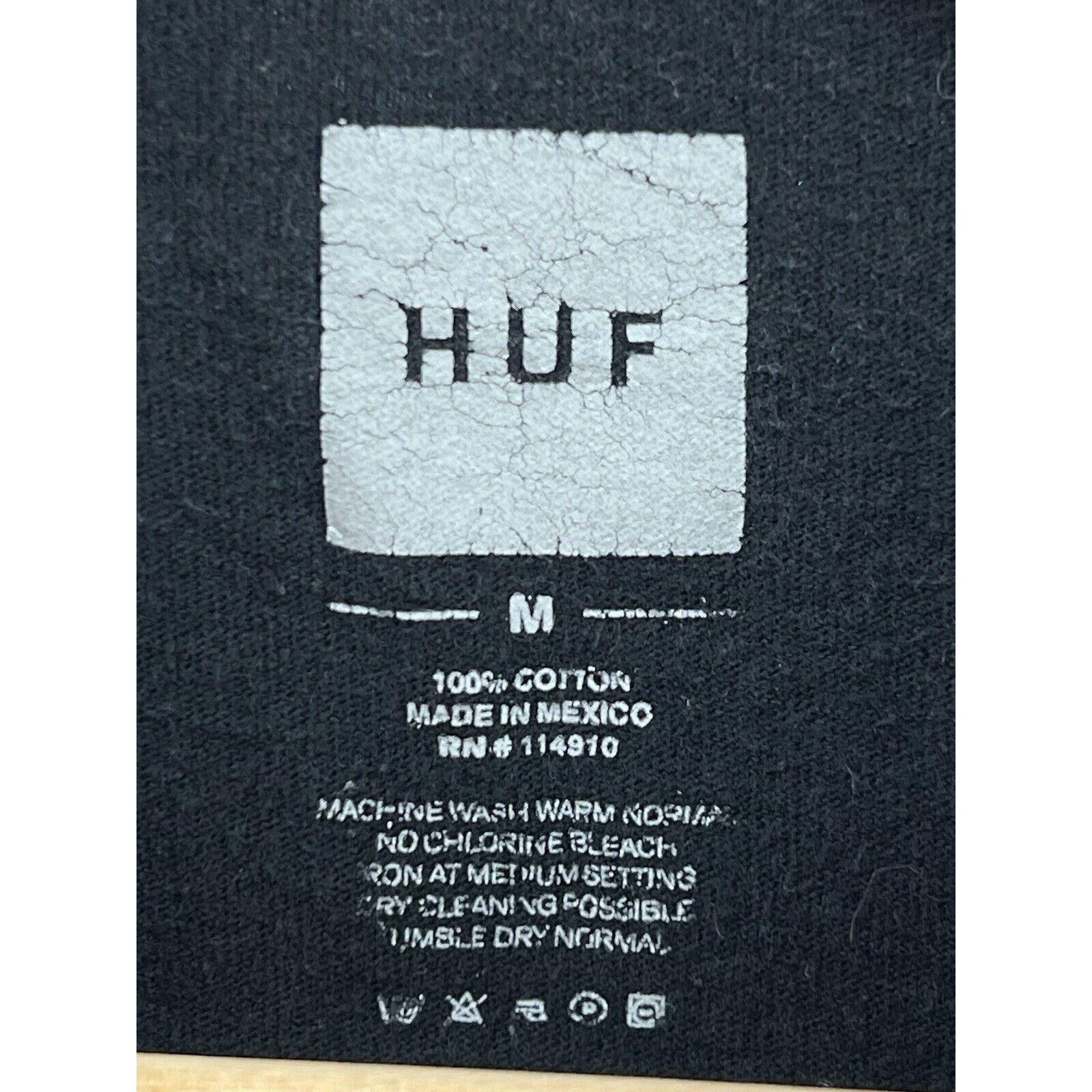 Huf HUF Chief Keef Glo Gang Black Men's T-Shirt Size Medium Size US M / EU 48-50 / 2 - 3 Thumbnail