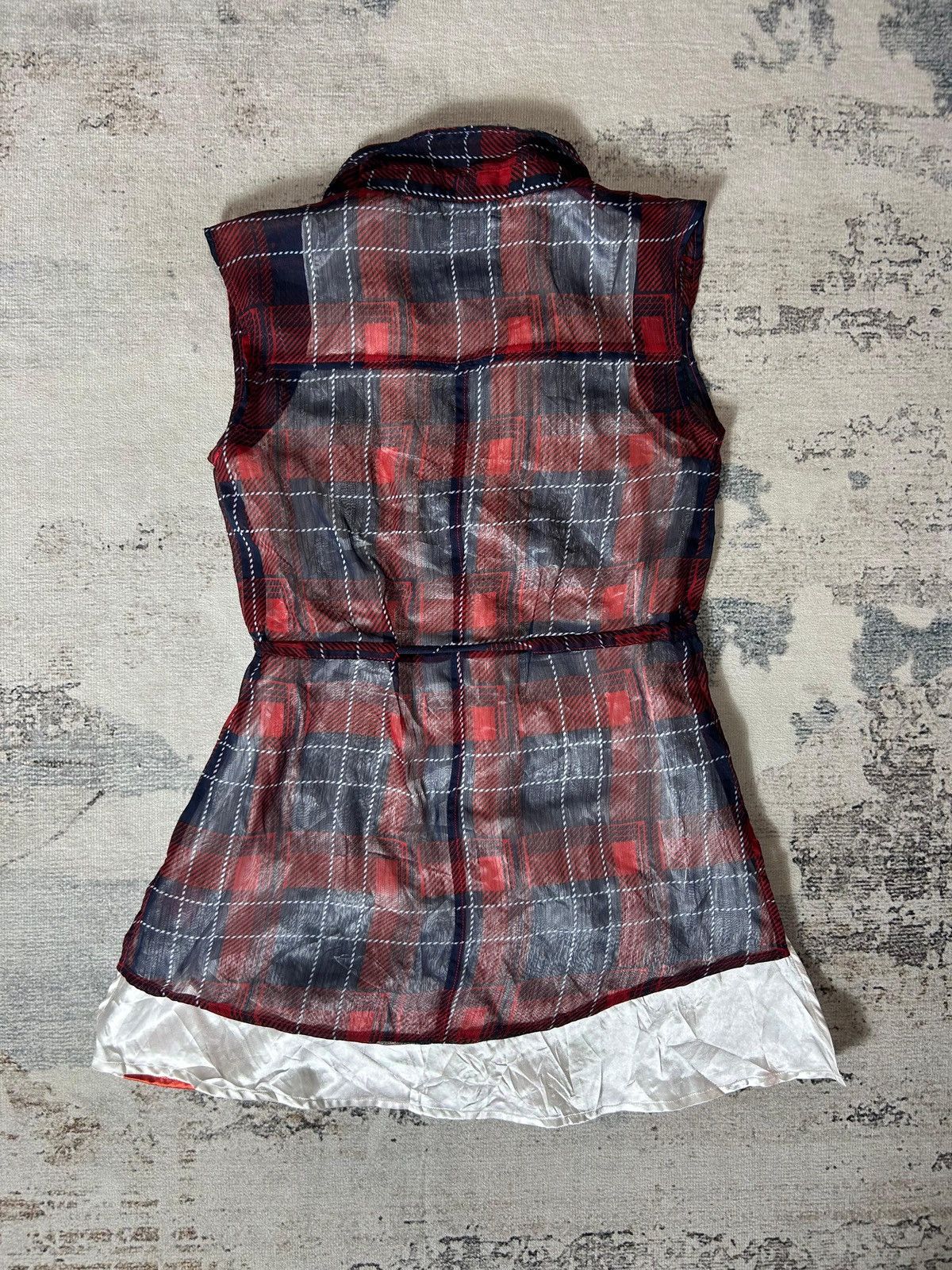 Japanese Brand × KMRii × Yasuyuki Ishii Japan y2k DoubleLayer mini dress Tough Jeansmith Size XS / US 0-2 / IT 36-38 - 2 Thumbnail