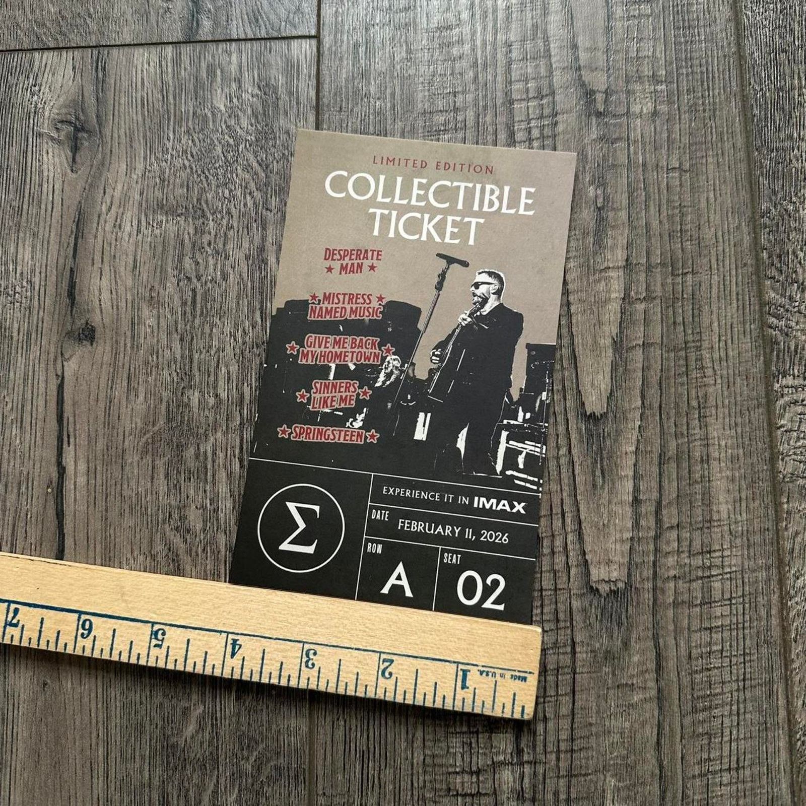 Other Eric Church AMC IMAX Movie Promo Poster Concert Ticket Stub Size ONE SIZE - 6 Thumbnail