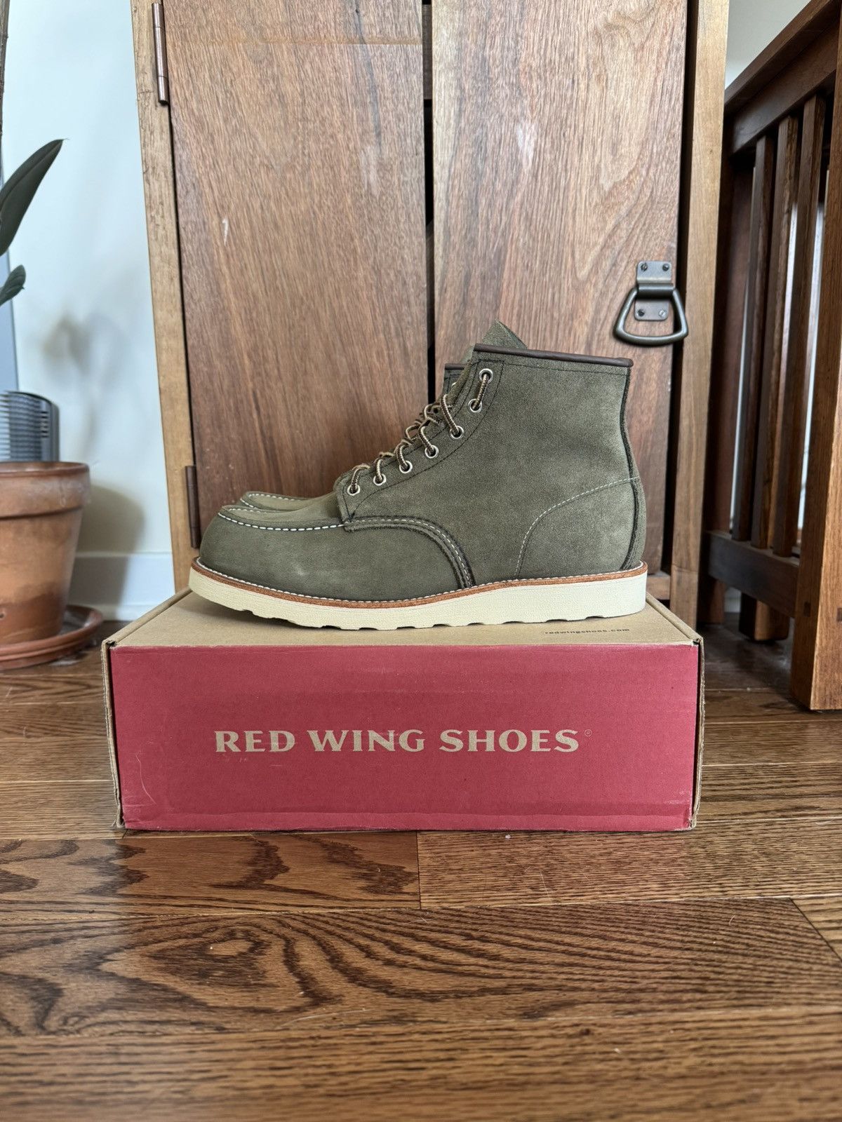 Red Wing Loden Abilene moc toe - 8857 Size US 11 / EU 44 - 7 Thumbnail