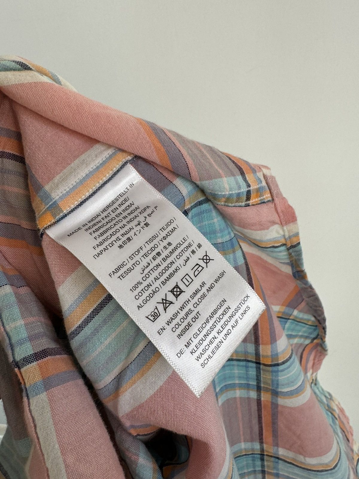 Gant Vintage Gant Authentic Indian Madras Short Sleeve Shirt Size US M / EU 48-50 / 2 - 5 Thumbnail