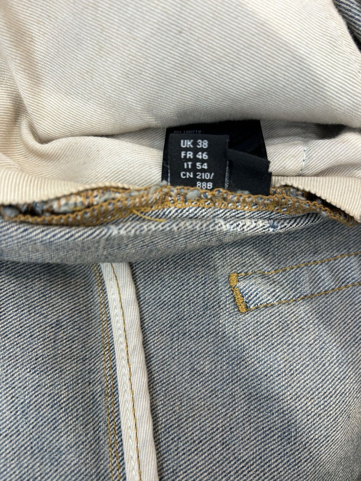 Amiri AMIRI X WES LANG REAPER LOGO JEANS - CLAY INDIGO Size US 38 / EU 54 - 7 Thumbnail