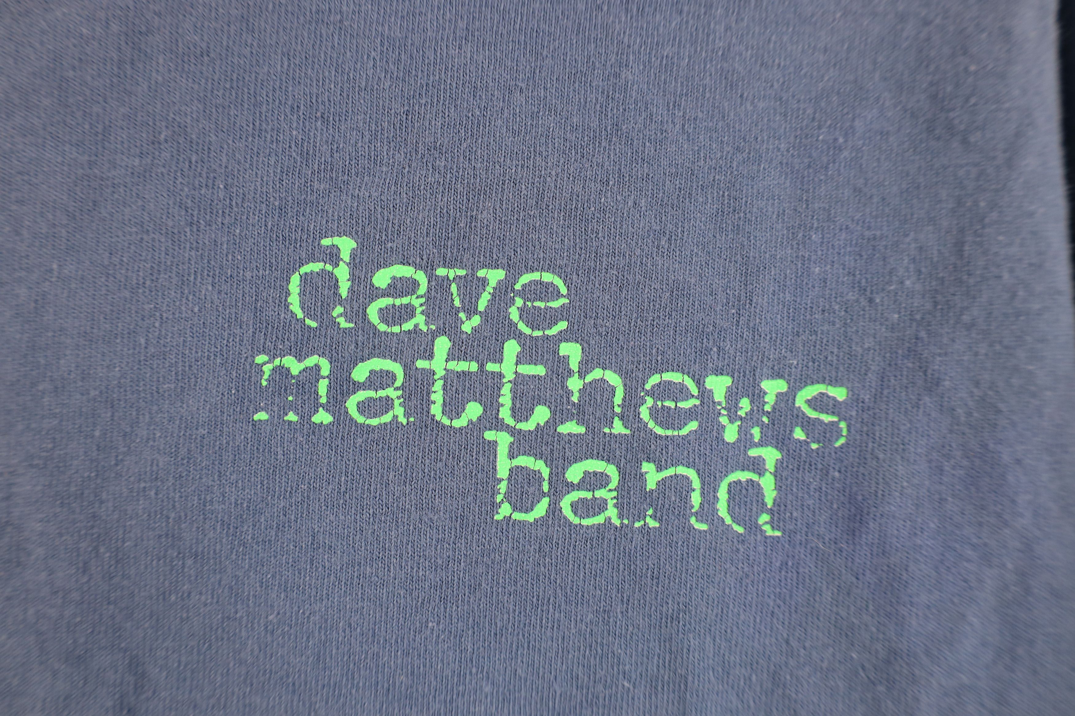 Vintage Vintage 90s Tree Dave Matthews Band T-Shirt Blue DMB Size US M / EU 48-50 / 2 - 4 Thumbnail