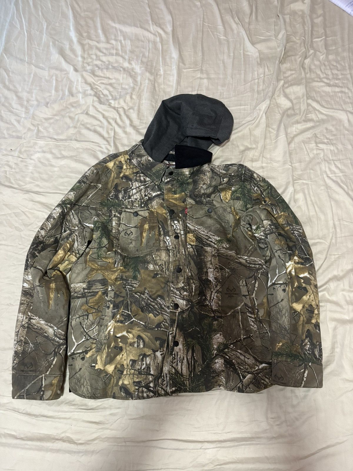 Levi's Levi’sxRealtree Camo Outdoor Hunting Jacket Size US L / EU 52-54 / 3 - 1 Thumbnail
