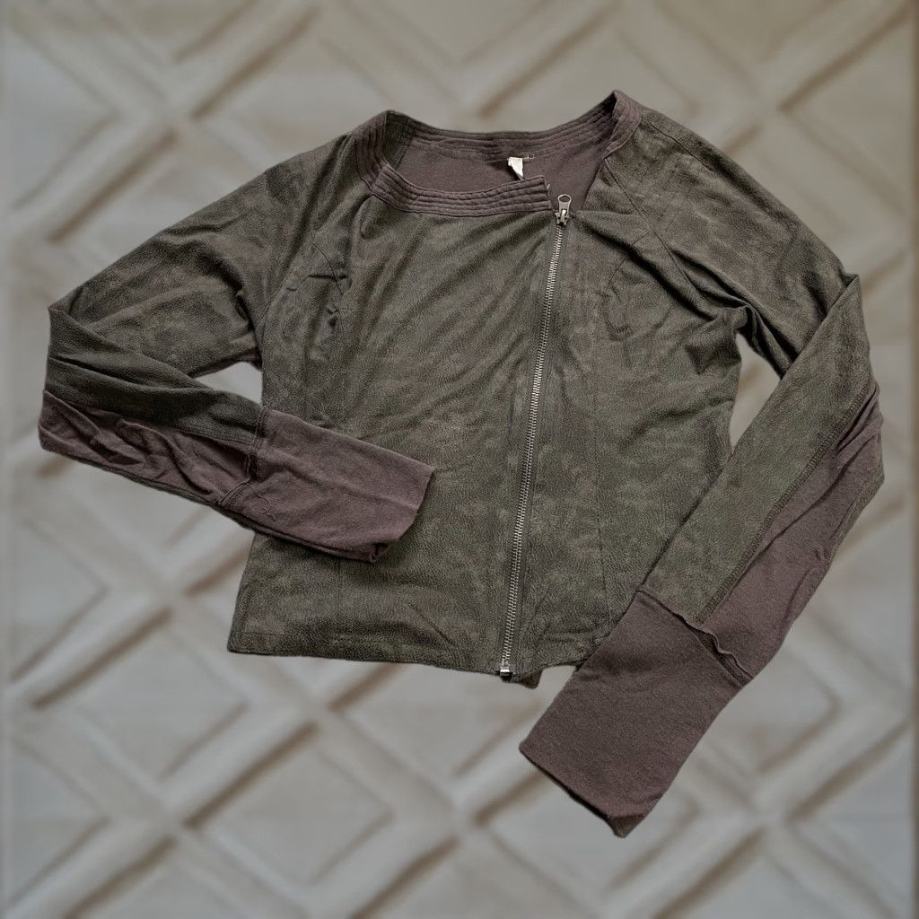 Vintage Miilla Jacket Womens Medium Brown Full Zip Long Sleeve Stretch Casual Outerwear Jacket Size M / US 6-8 / IT 42-44 - 1 Thumbnail