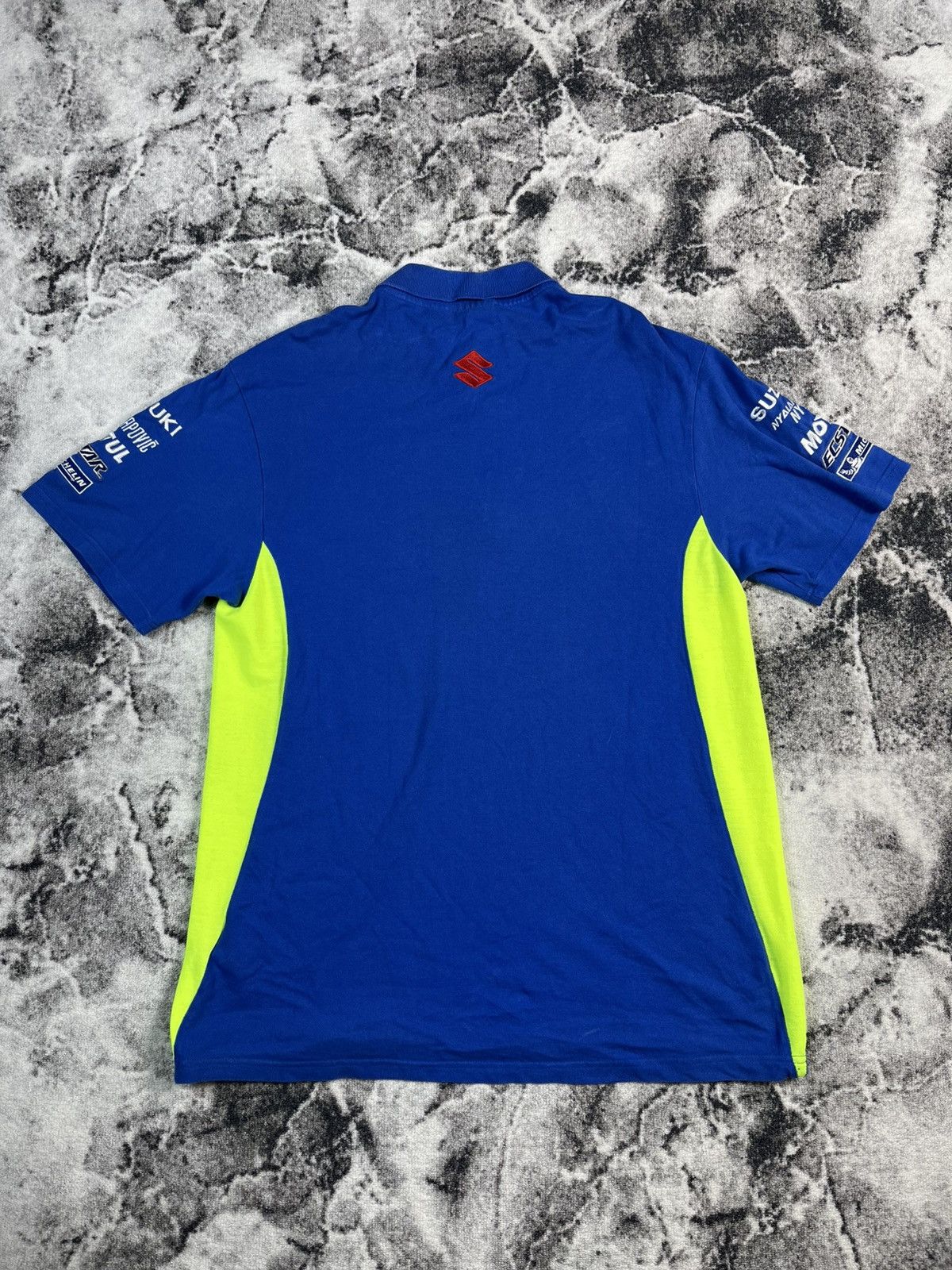 Other Suzuki Ecstar MotoGP Team Polo Shirt Blue Racing Logo Size US L / EU 52-54 / 3 - 9 Thumbnail