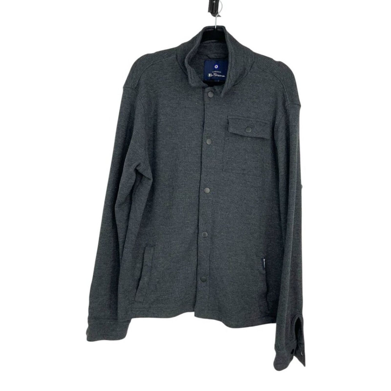 Ben Sherman Ben Sherman Waffle Weave Shirt Jacket Gray Size Medium NWOT Size US M / EU 48-50 / 2 - 3 Thumbnail