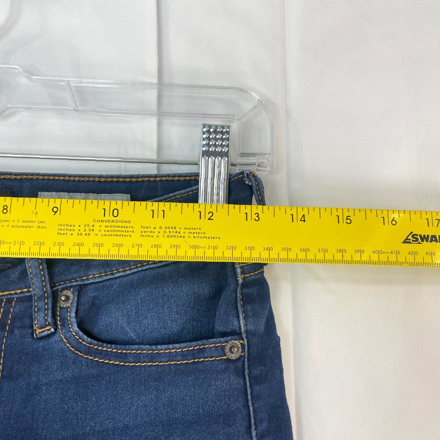 Vintage Aeropostale Jeans Women's Denim Dark Wash Jeggings Size 0 Regular Blue Denim High Waisted Jeans Size 25" / US 0 / IT 36 - 6 Thumbnail