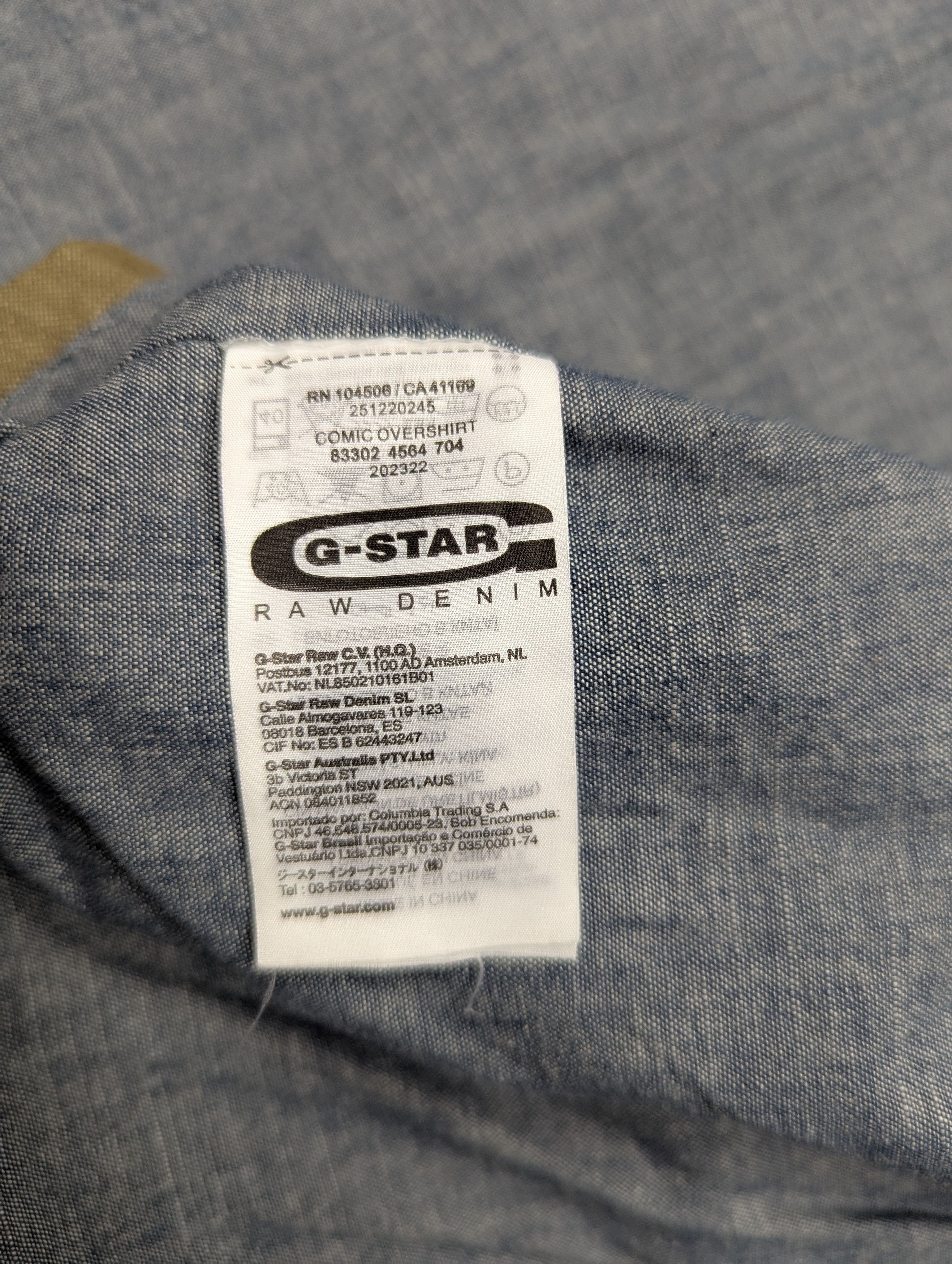 G-Star G-Star RAW COMIC OVERSHIRT Men's Fitted Light Brown Jacke Size US L / EU 52-54 / 3 - 11 Thumbnail