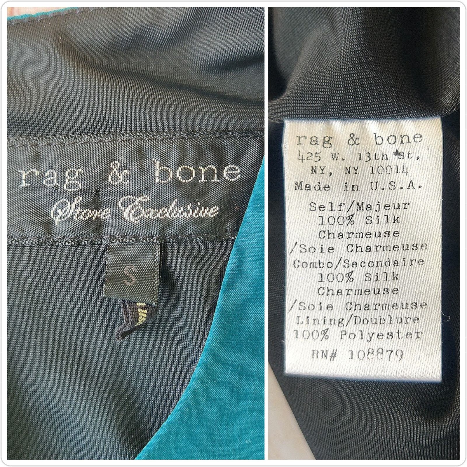 Rag & Bone Rag & Bone Adeline silk teal high low sleeveless top sz S Size S / US 4 / IT 40 - 5 Thumbnail