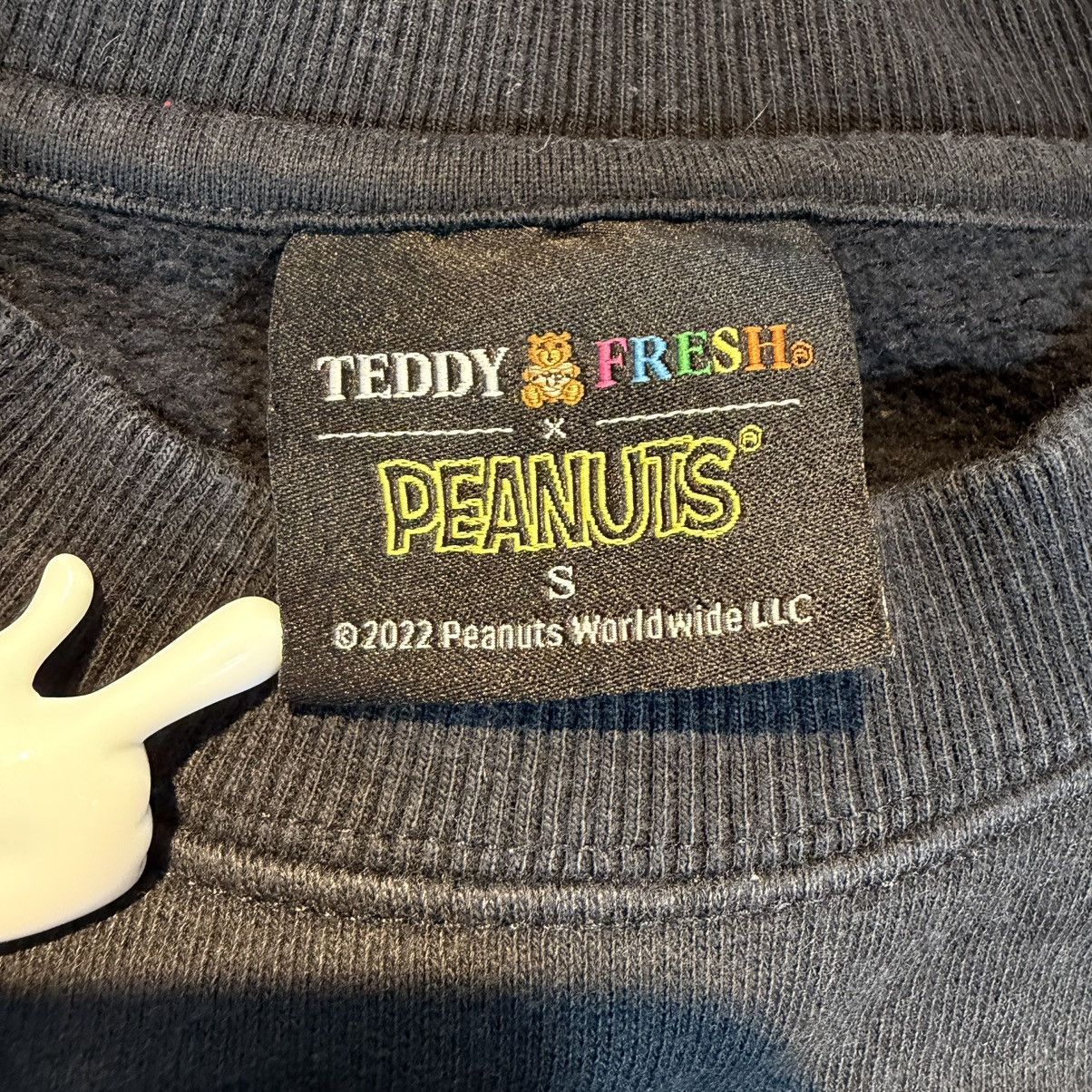 Teddy Fresh Teddy Fresh x Peanuts Snoopy Black UnisexCrewneck Sweatshirt Size US S / EU 44-46 / 1 - 5 Thumbnail