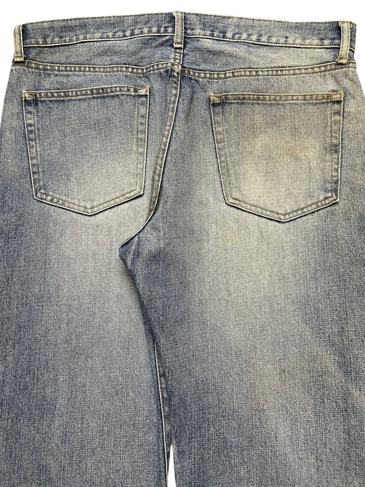 Uniqlo Vintage Uniqlo Blue Mud Wash Faded Distress Whiskers Baggy Size US 36 / EU 52 - 6 Thumbnail