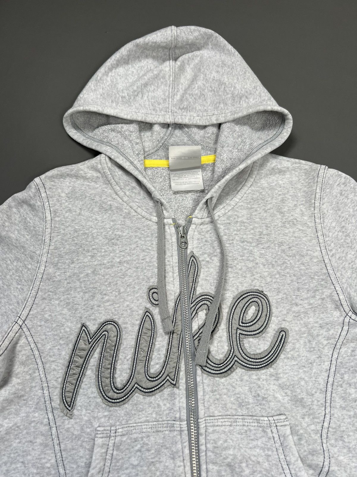 Nike Nike Zip Hoodie Vintage Y2k (S) Size US XS / EU 42 / 0 - 2 Thumbnail