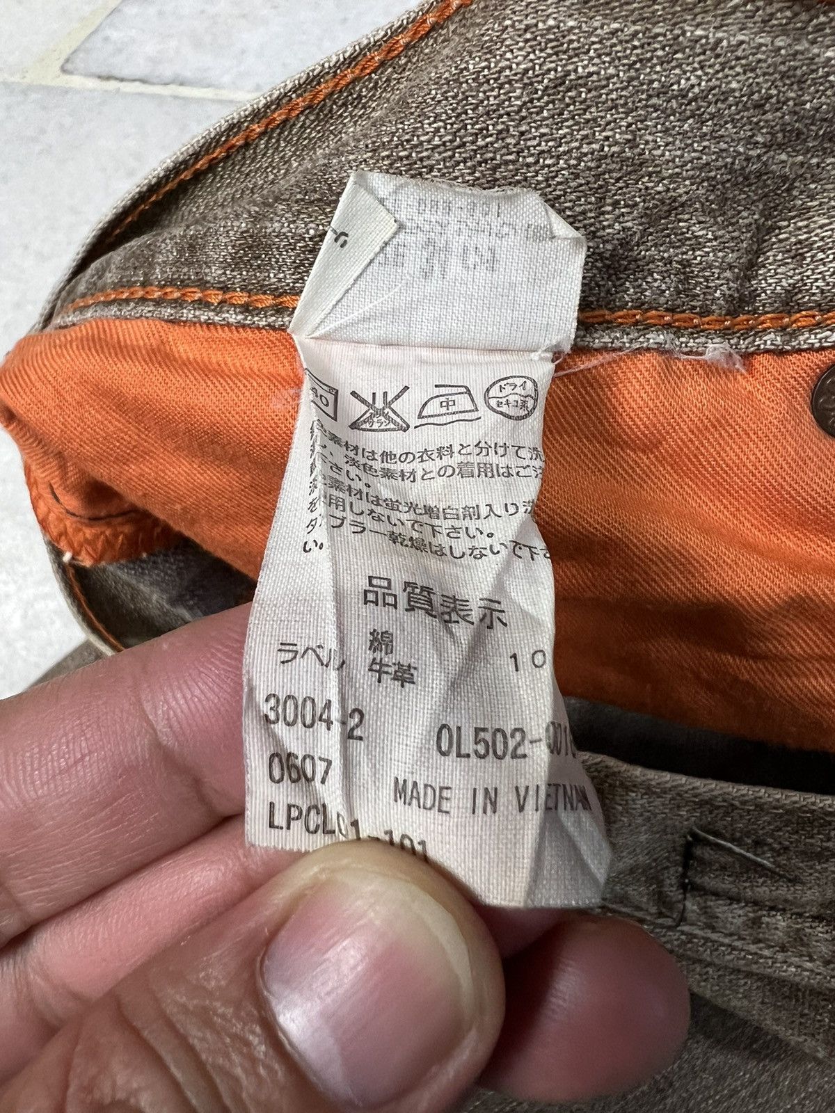 Levi's 💥BAGGY💥VINTAGE LEVIS 502 BROWN JEANS VERY RARE Size US 33 - 17 Thumbnail
