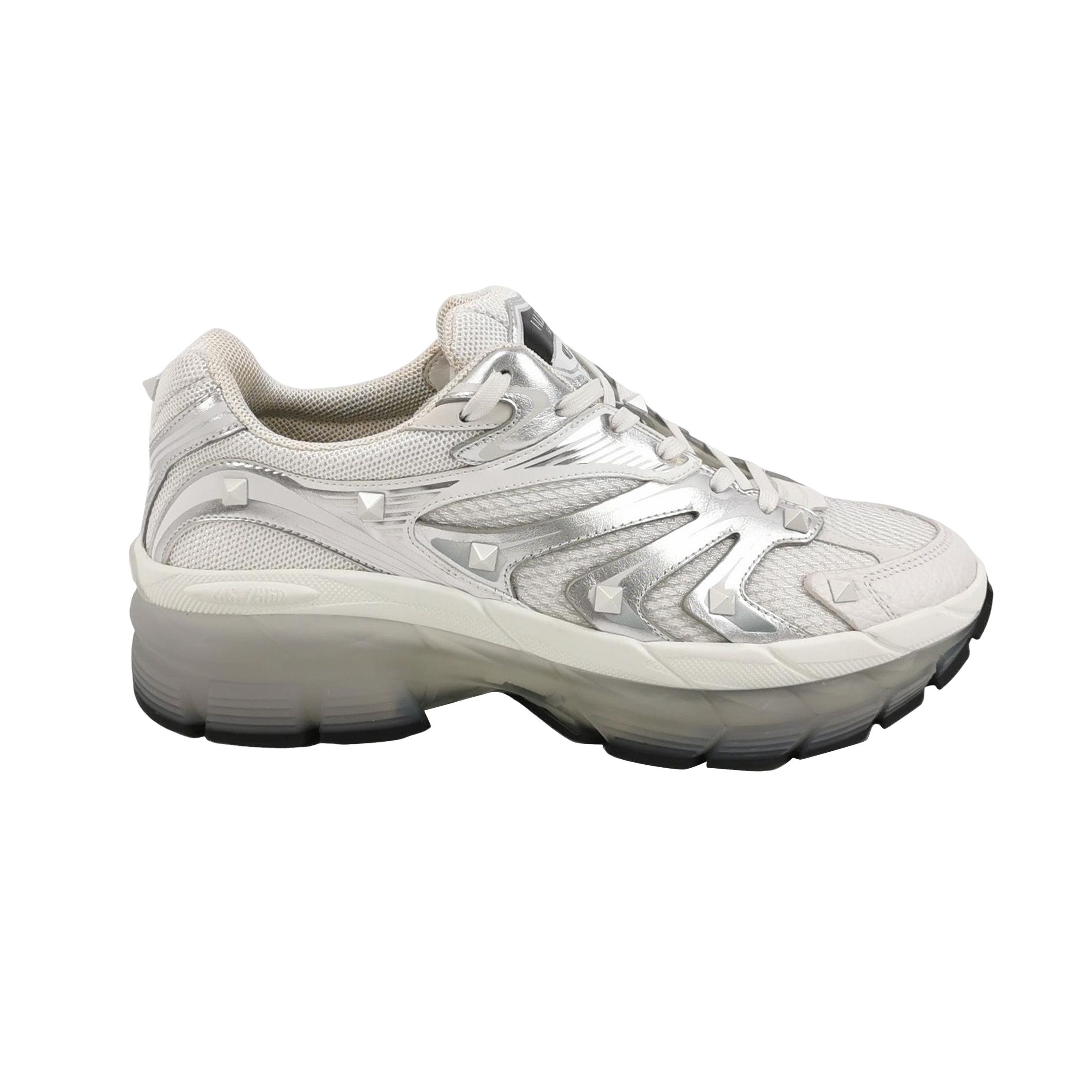 Valentino Valentino MS-29BD Silver Panel Sneakers EU 40 Size US 7 / EU 40 - 1 Thumbnail