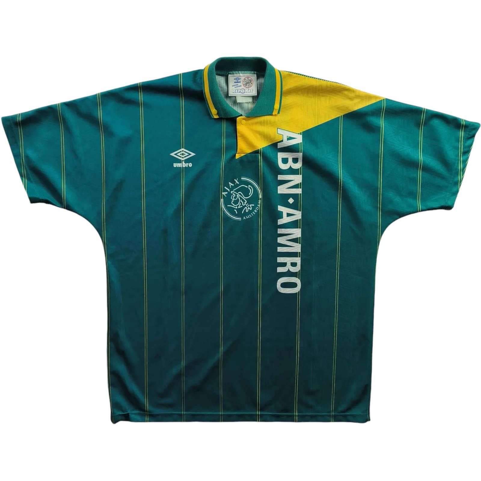 Umbro Ajax Amsterdam 1992-93 Umbro away football jersey size L Size US L / EU 52-54 / 3 - 1 Thumbnail