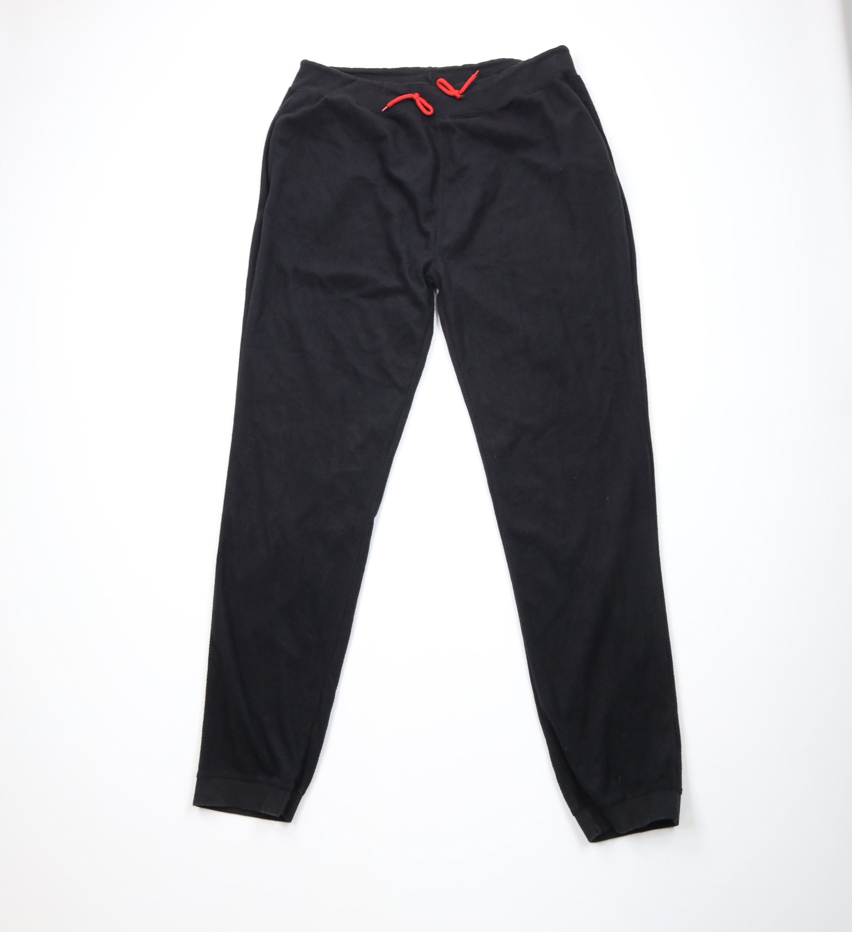 Marlboro Vintage 90s Marlboro Compass Fleece Joggers Pants Black Size US 40 / EU 56 - 1 Thumbnail