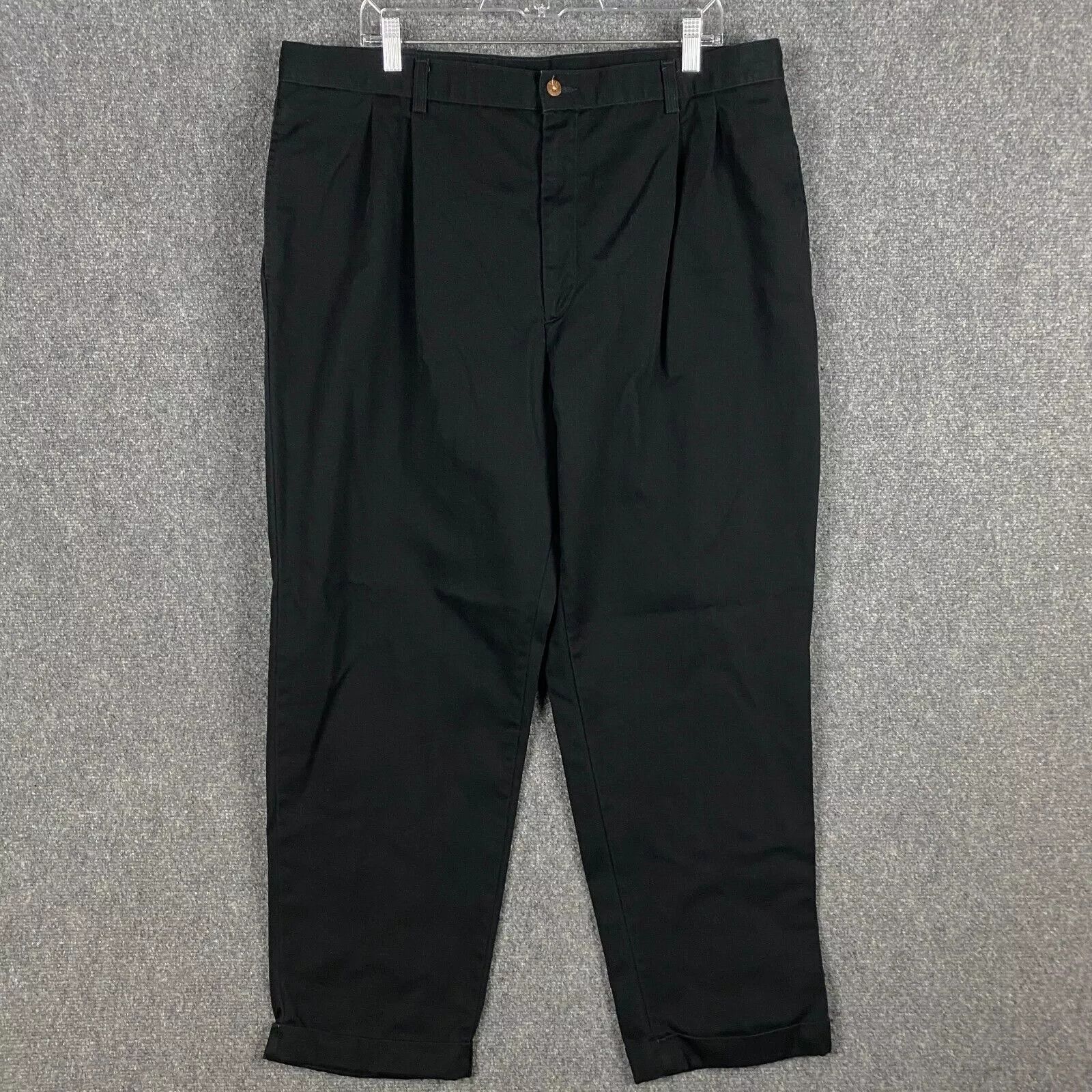 Farah Farah's Chino Pants 42x30 Men's Adults Zipper Fly Black Size US 42 / EU 58 - 1 Thumbnail