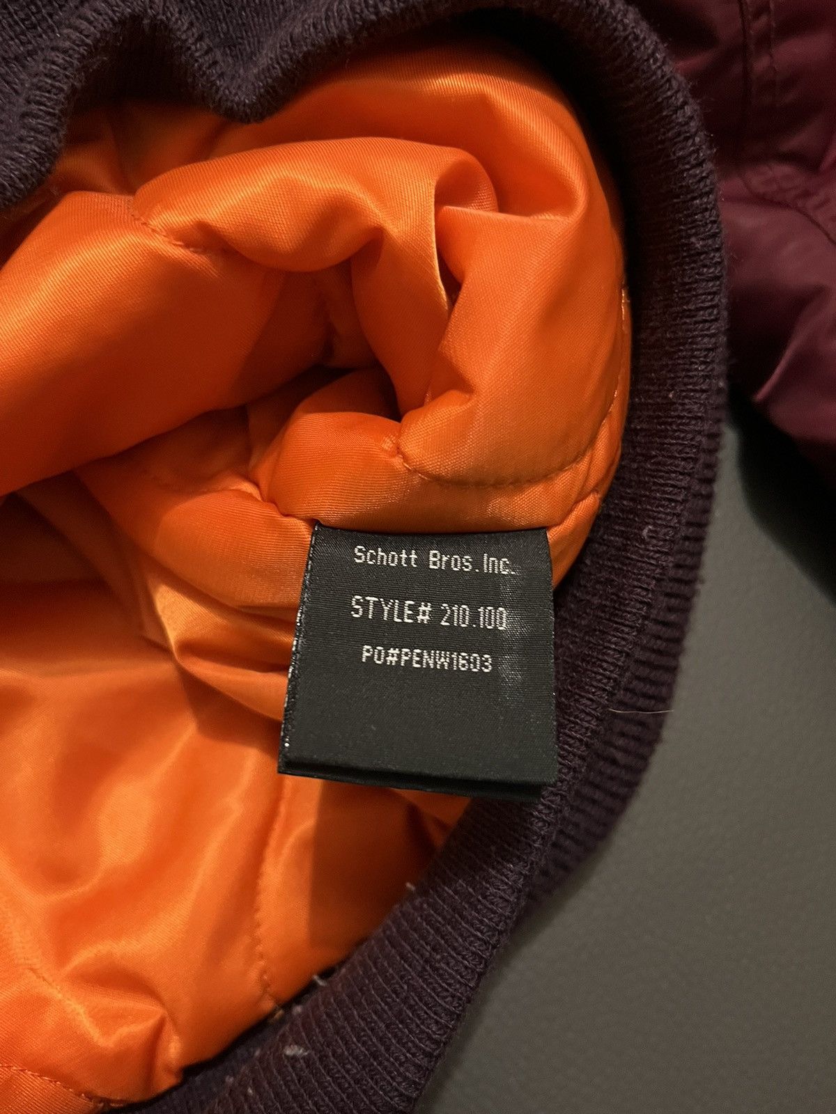 Schott × Vintage Schott cropped fit bomber ma-2 jacket vintage 90s Size US XL / EU 56 / 4 - 6 Thumbnail
