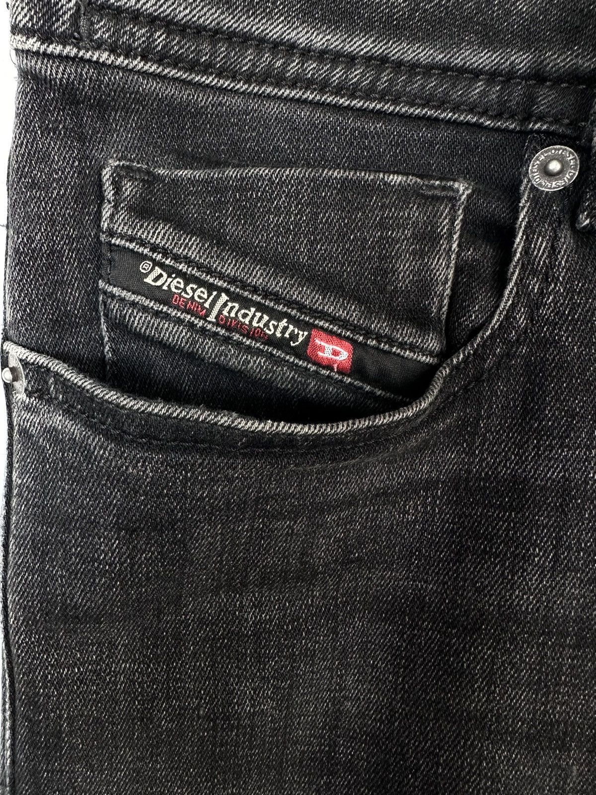 Diesel DIESEL Dark Grey Skinny Jeans Size US 30 / EU 46 - 4 Thumbnail