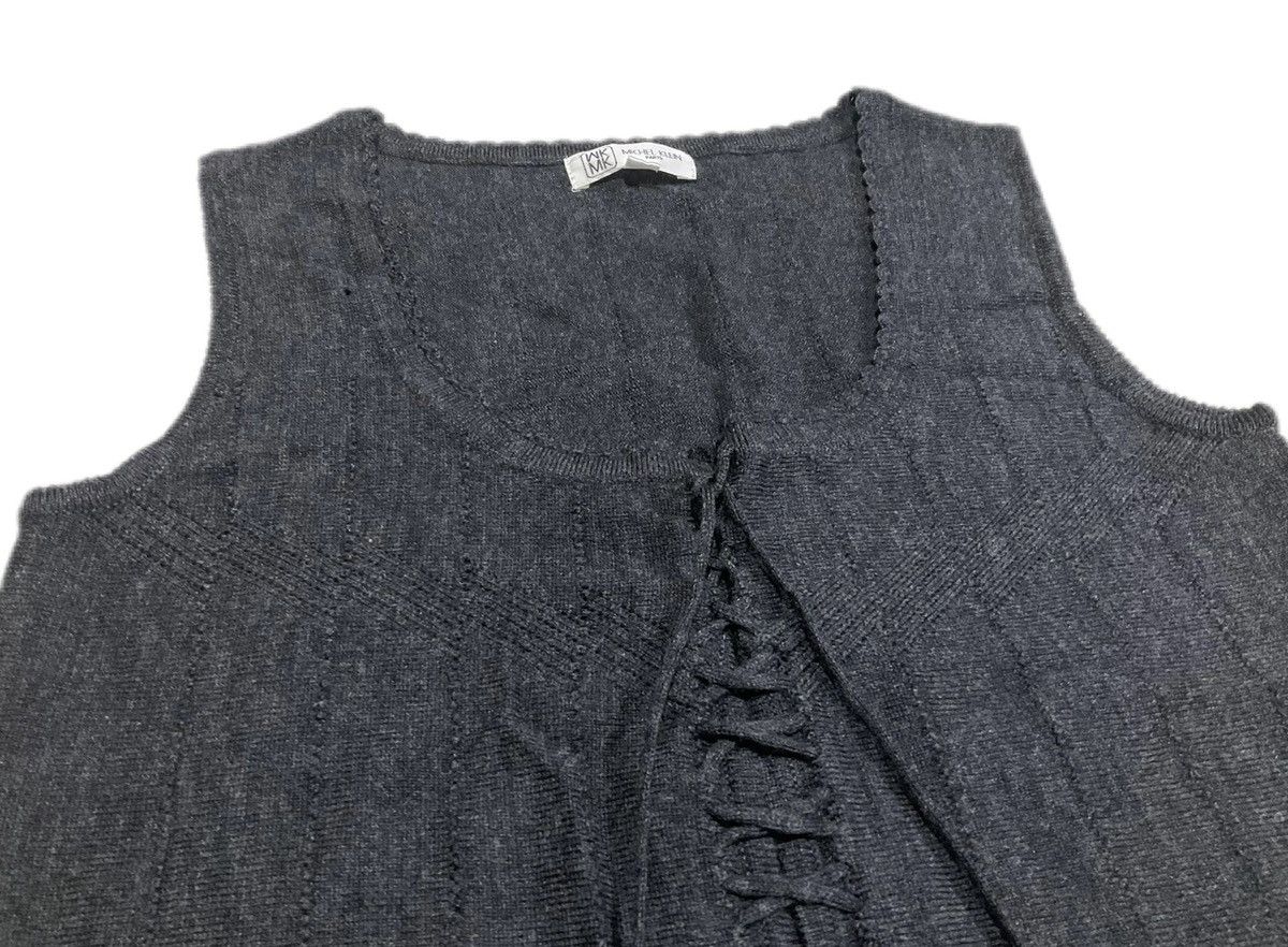 If Six Was Nine × Japanese Brand × Michel Klein 🔥Sick Y2K Michel Klein Laces Up Tank Top Size S / US 4 / IT 40 - 3 Thumbnail