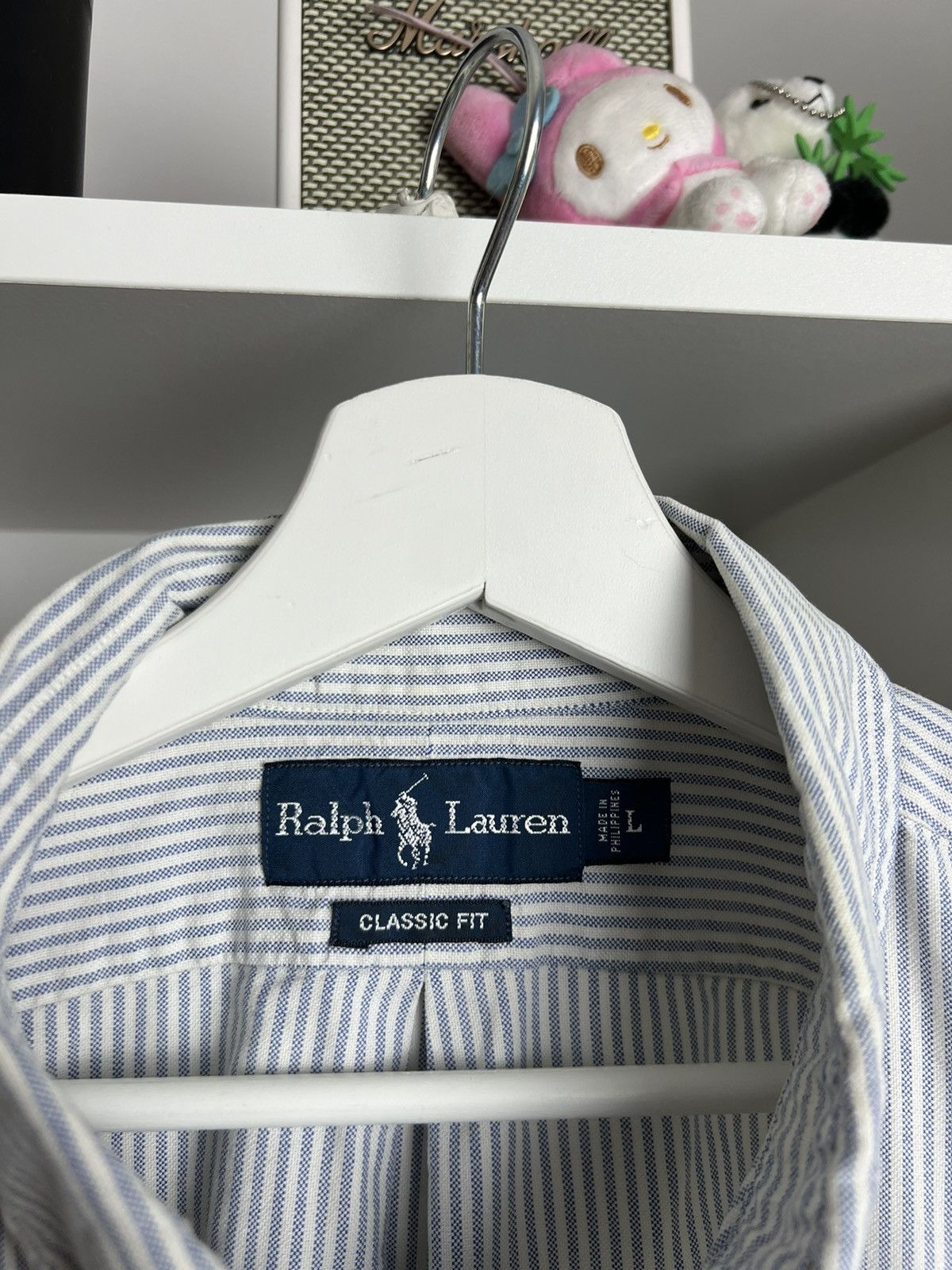 Polo Ralph Lauren × Ralph Lauren × Vintage Vintage Y2K Polo Ralph Lauren striped shirt L old money 90s Size US L / EU 52-54 / 3 - 4 Thumbnail