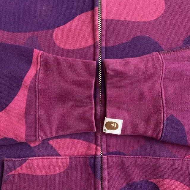 Bape BAPE Giant Purple Camo Full Zip Hoodie a bathing ape NIGO Size US M / EU 48-50 / 2 - 4 Thumbnail