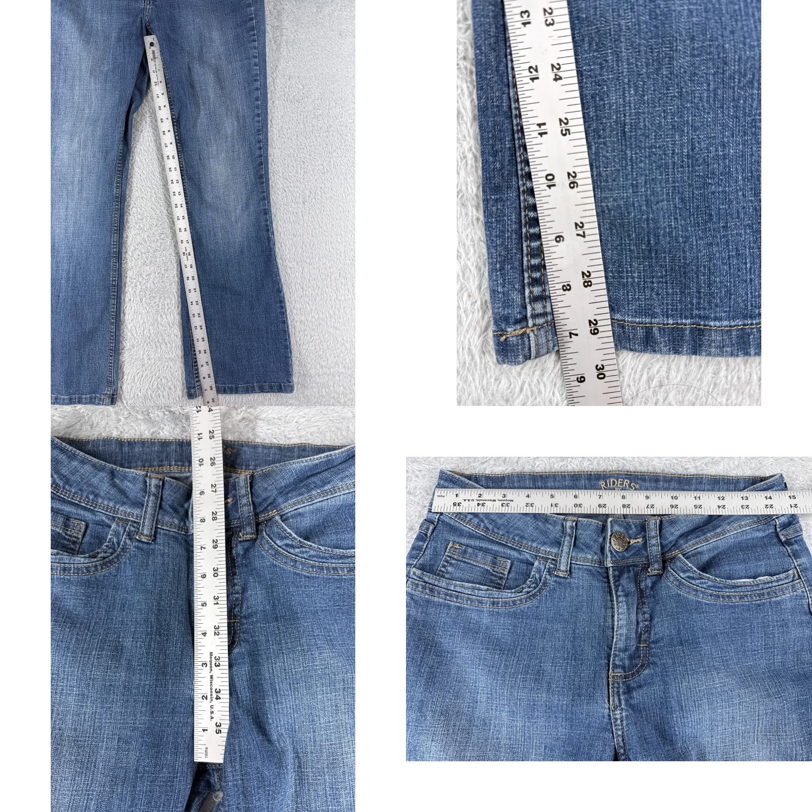 Lee VINTAGE Lee Women’s Denim Jeans Bootcut 8 Blue Mid Rise 29x29 Cotton Blend Adults Size 30" / US 8 / IT 44 - 8 Thumbnail