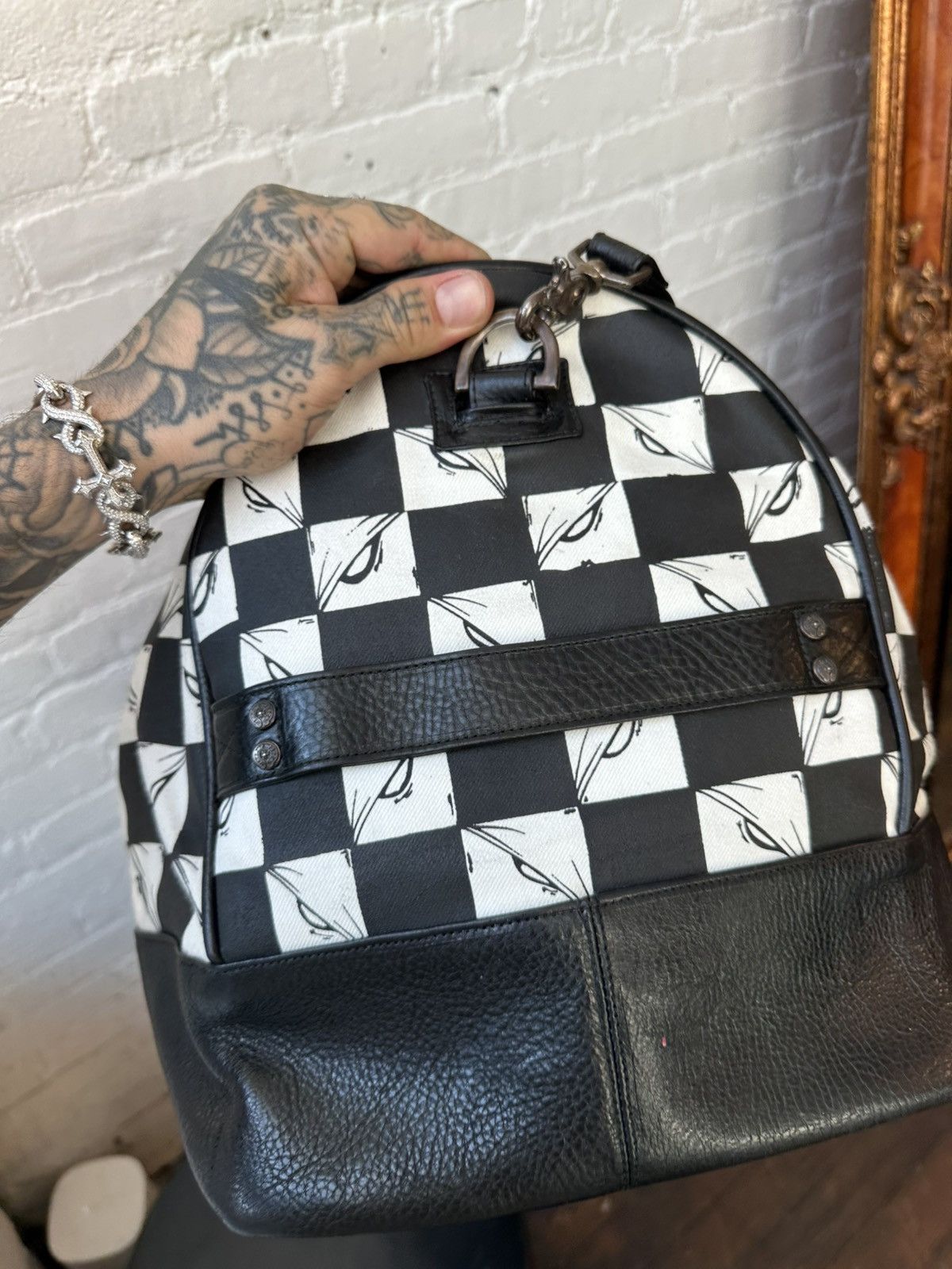 Chrome Hearts Chrome Hearts XXL DUFFLE 2022 Mattyboy NYFW CHECKERD BAG Size ONE SIZE - 8 Thumbnail