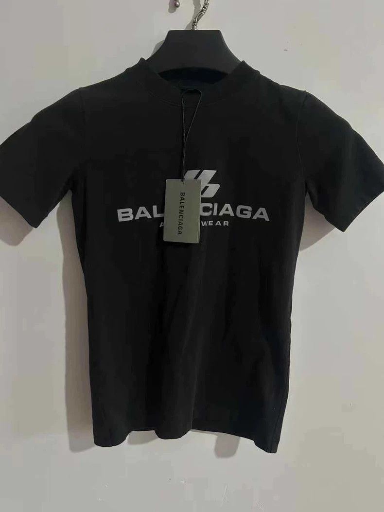 Balenciaga Balenciaga 3M Reflective Letter Print Short Sleeve T-Shirt Size US L / EU 52-54 / 3 - 1 Thumbnail