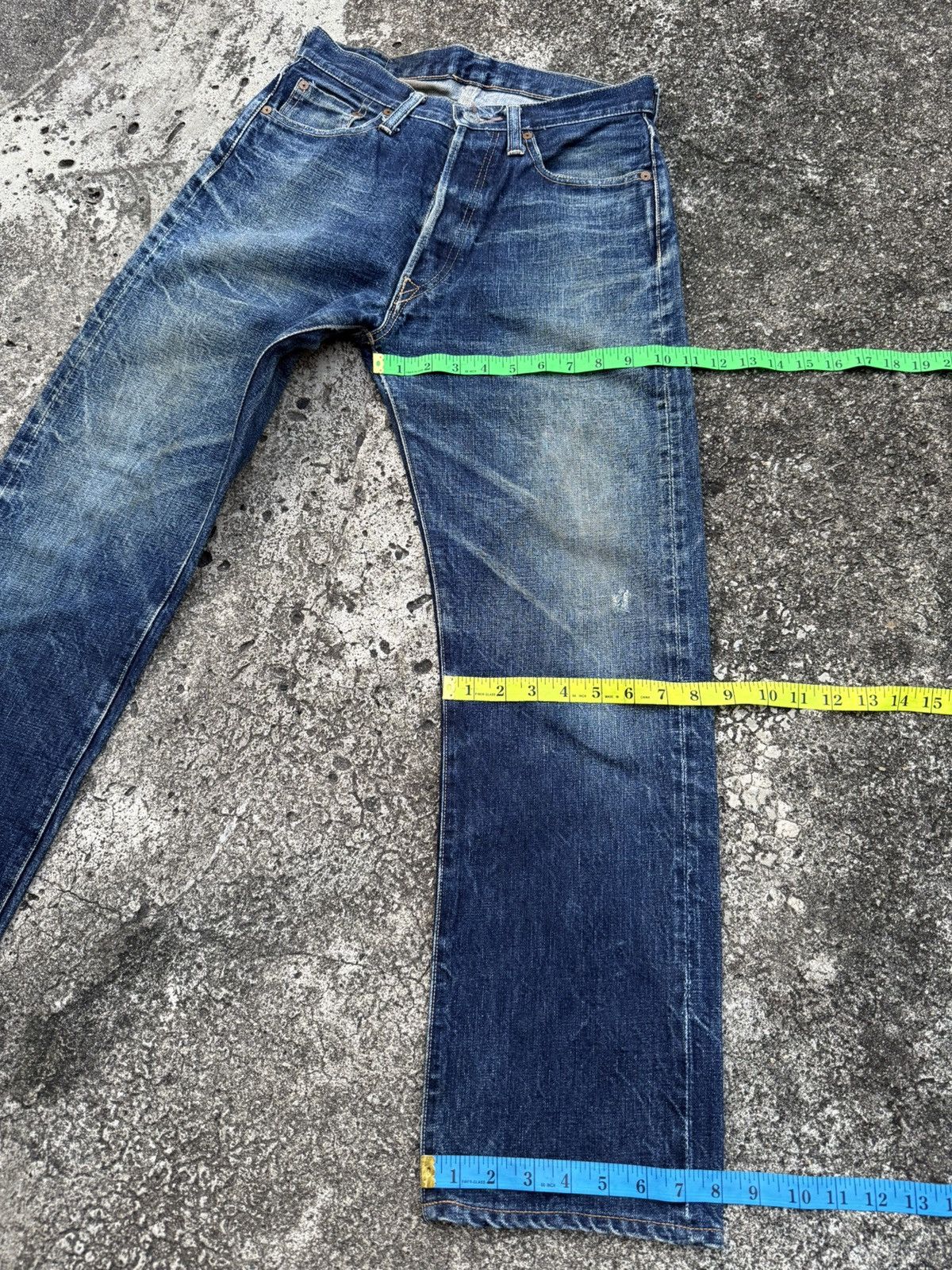 Denime Denime Made In Japan Redline Selvedge Clawmark Denim Jeans Size US 27 - 13 Thumbnail