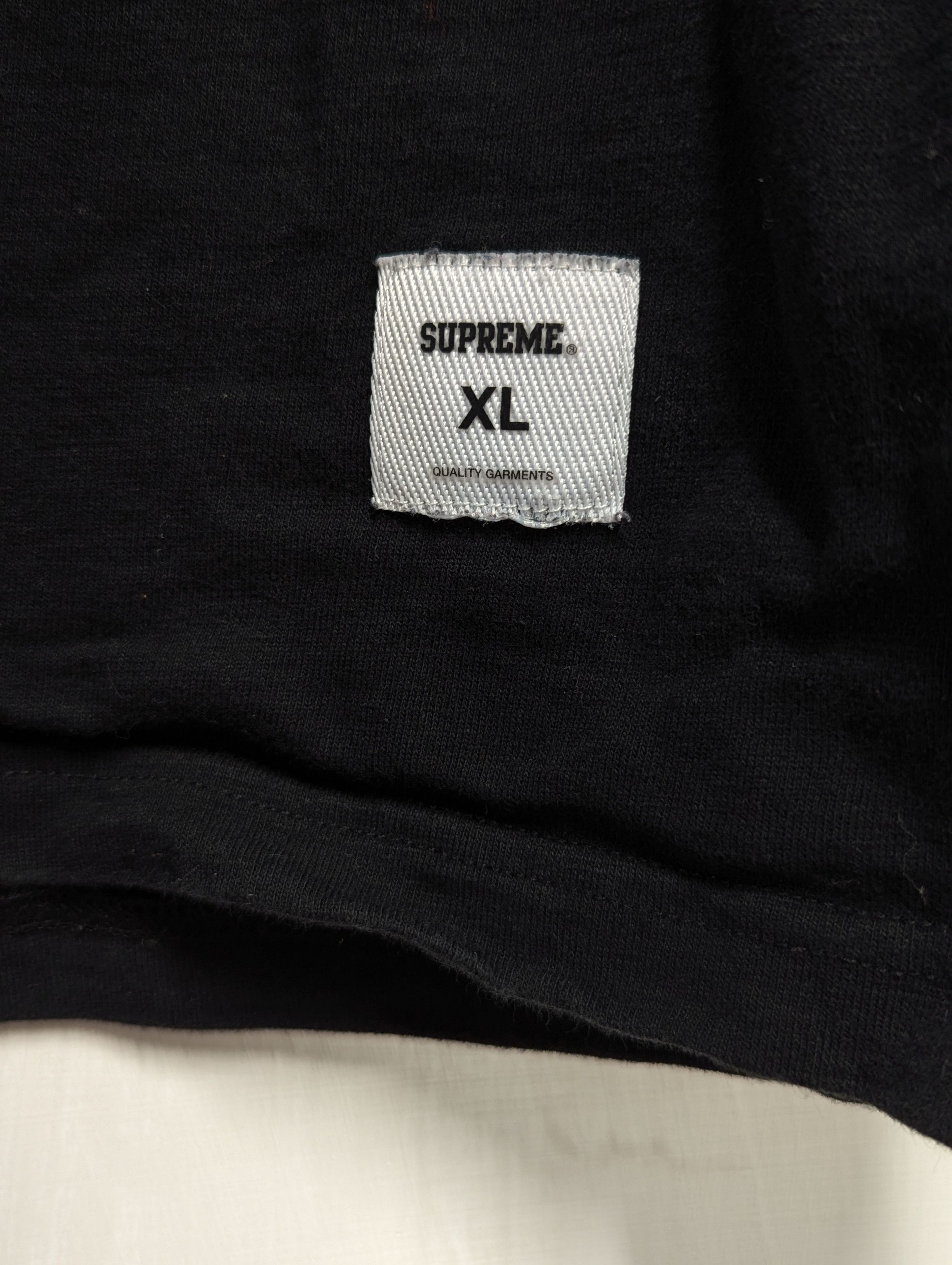 Supreme SS22 "BAD" Supreme Black XL Tee Size US XL / EU 56 / 4 - 4 Thumbnail