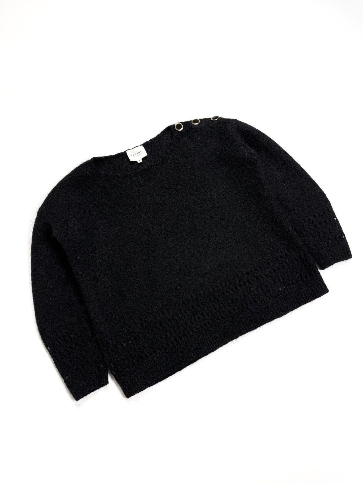 Sezane Sezane Kid Mohair Wool Knit Sweater Size S / US 4 / IT 40 - 1 Thumbnail