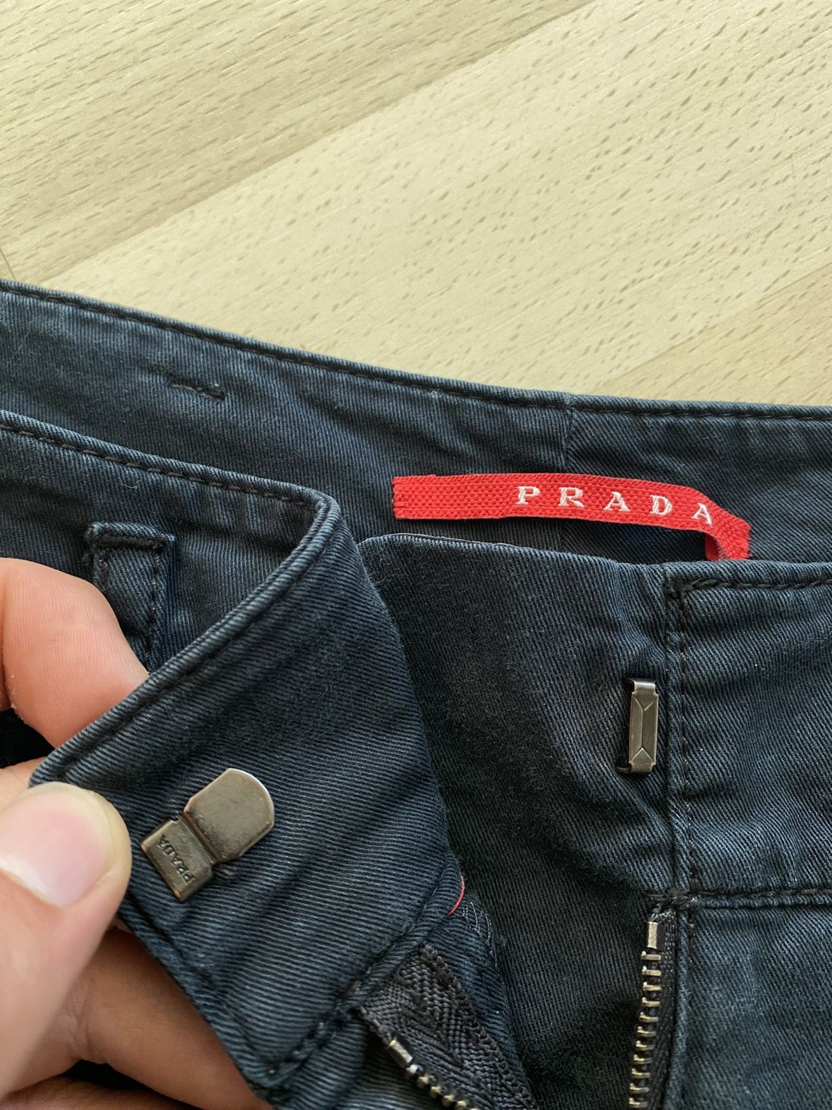 Prada Prada Vintage Black Tab Shorts Size US 31 - 4 Thumbnail