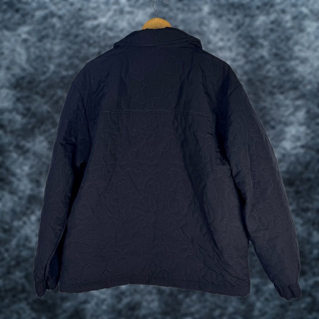 Vintage Mode of One Jacket Quilted Deep Black Snap Front Mens XL Size US XL / EU 56 / 4 - 1 Thumbnail
