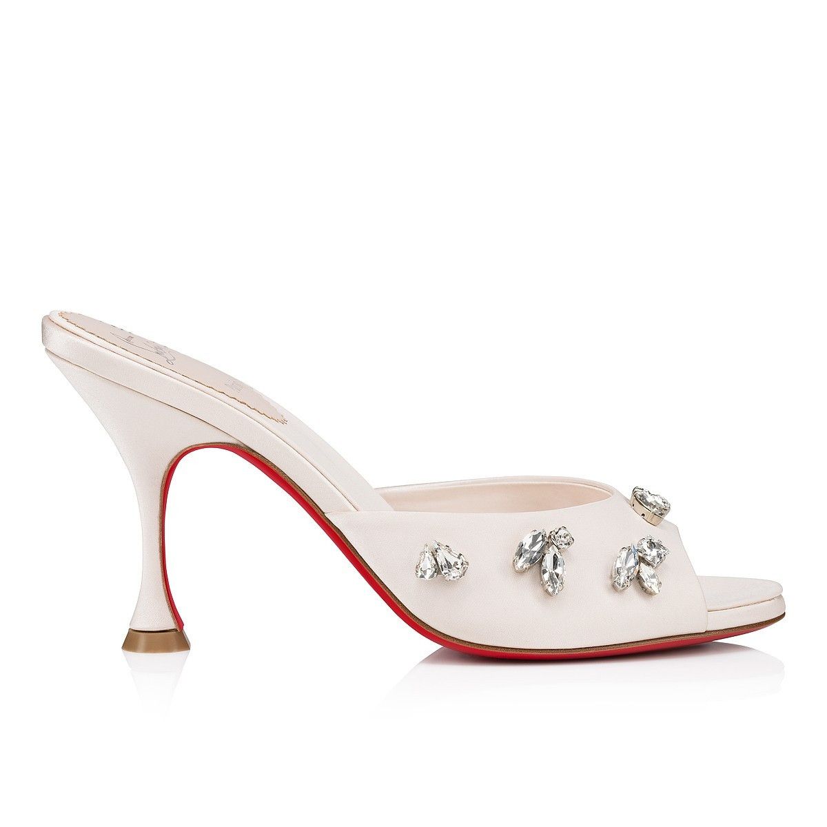 Christian Louboutin o1s1wg110425 Degraqueen 85 Crepe in Beige Size US 5.5 / IT 35.5 - 2 Thumbnail