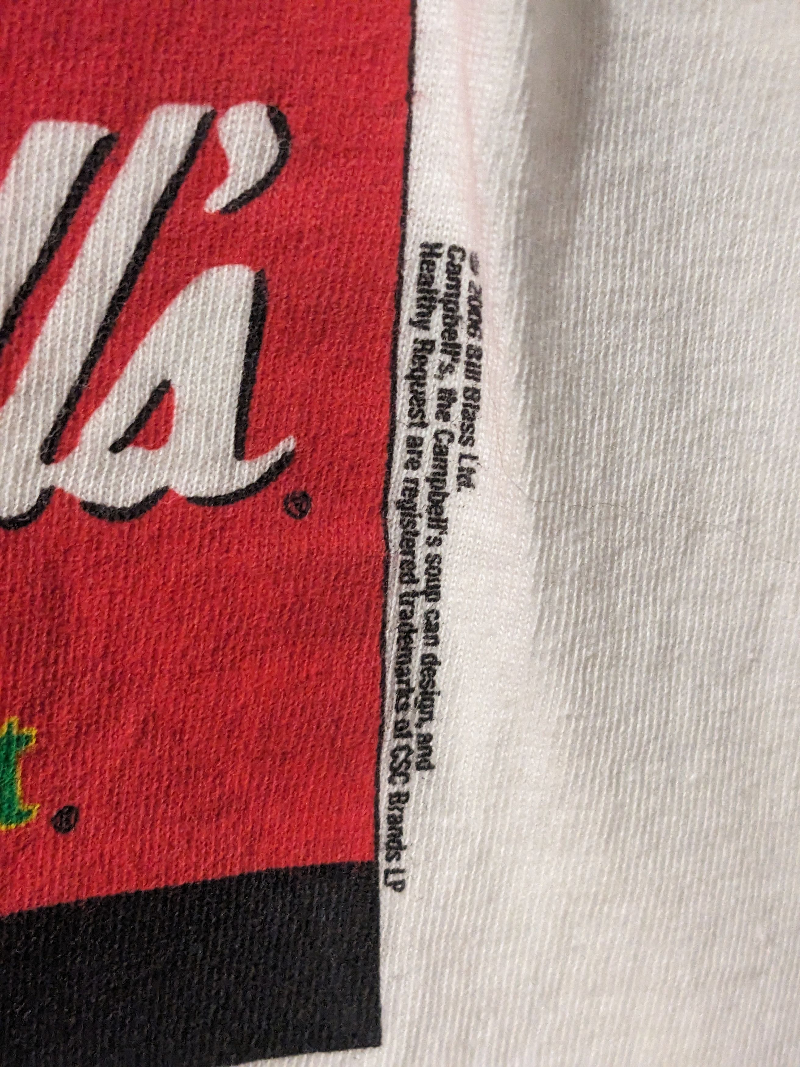 Gildan × Vintage Vintage 2006 Campbell Healthy Request Large Ringer T-Shirt Size US L / EU 52-54 / 3 - 3 Thumbnail