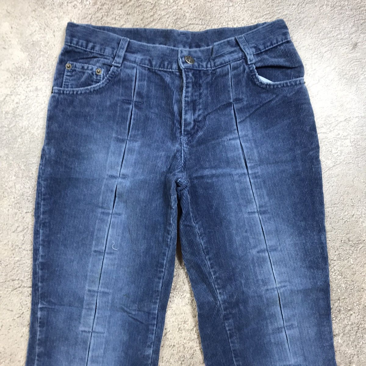 Vintage Vintage 90s Y2K Baggy Flared Jeans Low Rise Grunge Faded 29 Size 29" - 3 Thumbnail