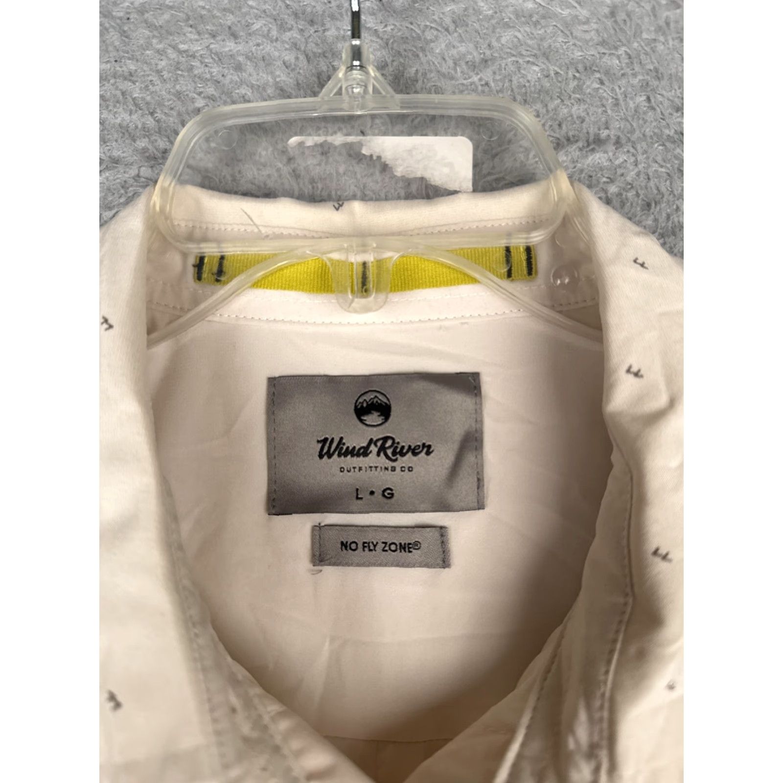 Vintage Wind River Shirt Women Large White No Fly Zone Long Sleeve Button Up Outdoor Size L / US 10 / IT 46 - 6 Thumbnail
