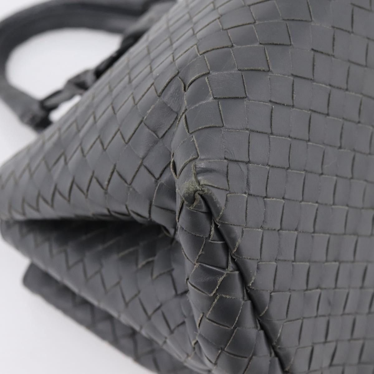 Bottega Veneta Bottega Veneta INTRECCIATO Hand Bag Leather Gray Auth Size ONE SIZE - 17 Thumbnail