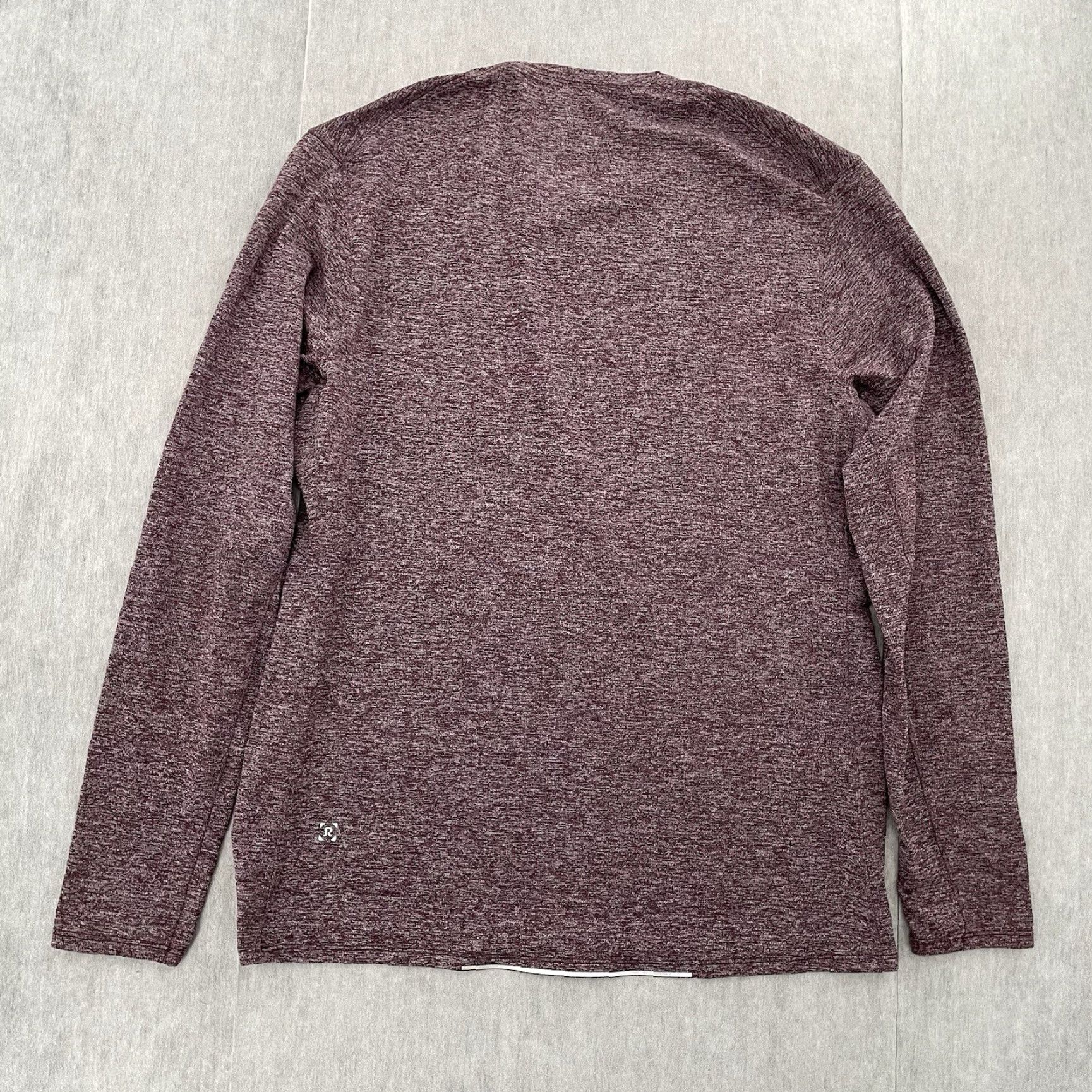 Lululemon VINTAGE Lululemon Men's Long Sleeve Performance Polo Shirt Athletic Crew Neck Red 90s Size US M / EU 48-50 / 2 - 2 Thumbnail