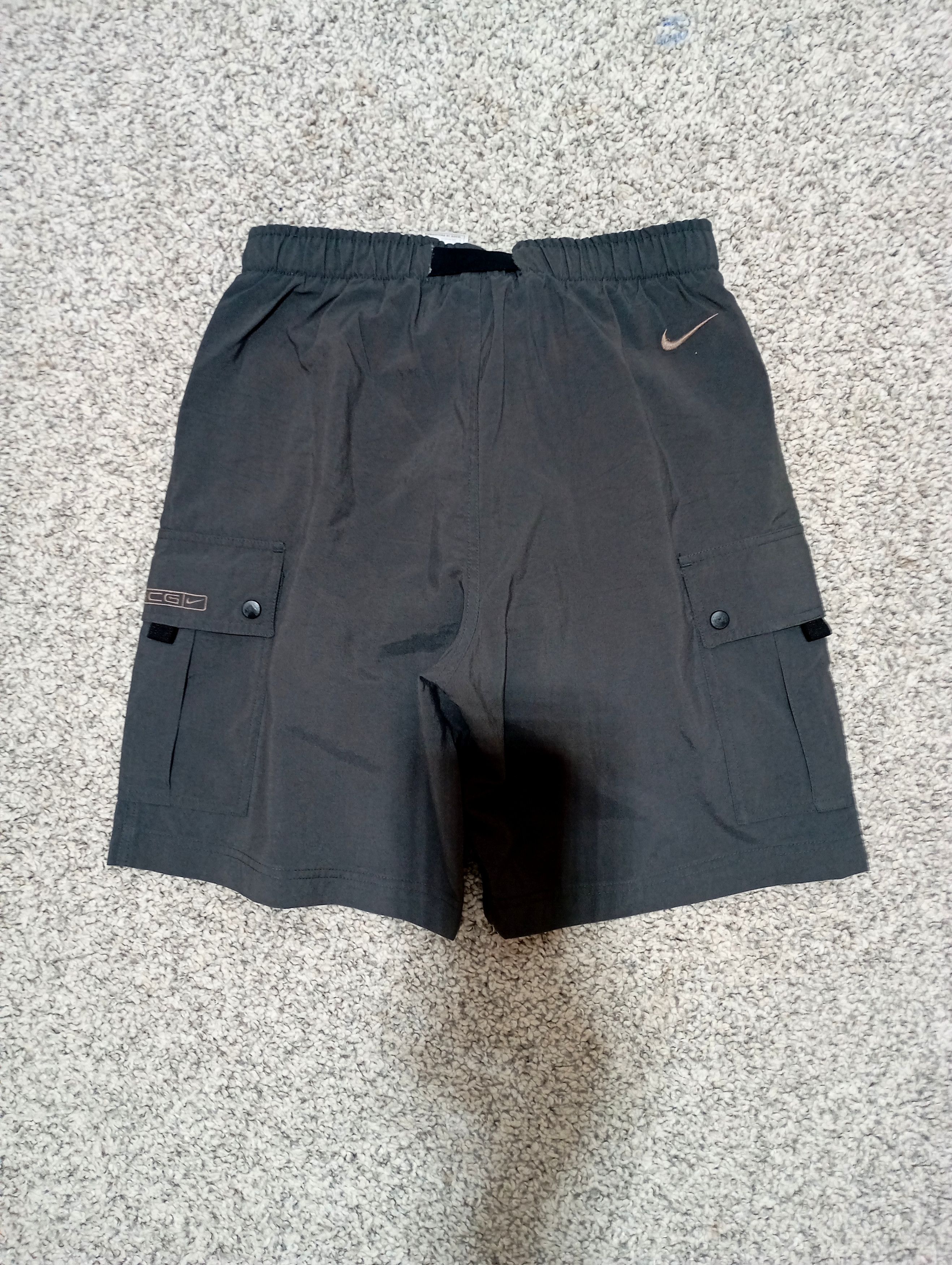 Nike × Nike ACG × Vintage Vintage Nike ACG Dark Gray Cargo Shorts Rare Streetwear Hype Size US 32 / EU 48 - 2 Thumbnail