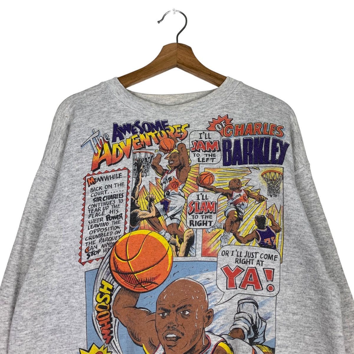 Other Vintage Charles Barkley Phoenix Sun Sweatshirts #0693-C32 Size US L / EU 52-54 / 3 - 2 Thumbnail
