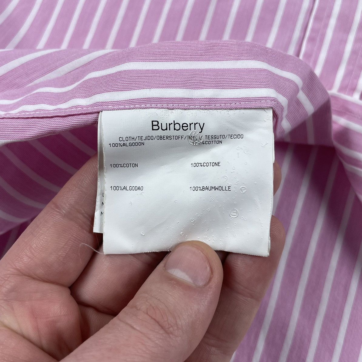 Burberry Burberry London Striped Shirt Button Up Size US XL / EU 56 / 4 - 11 Thumbnail