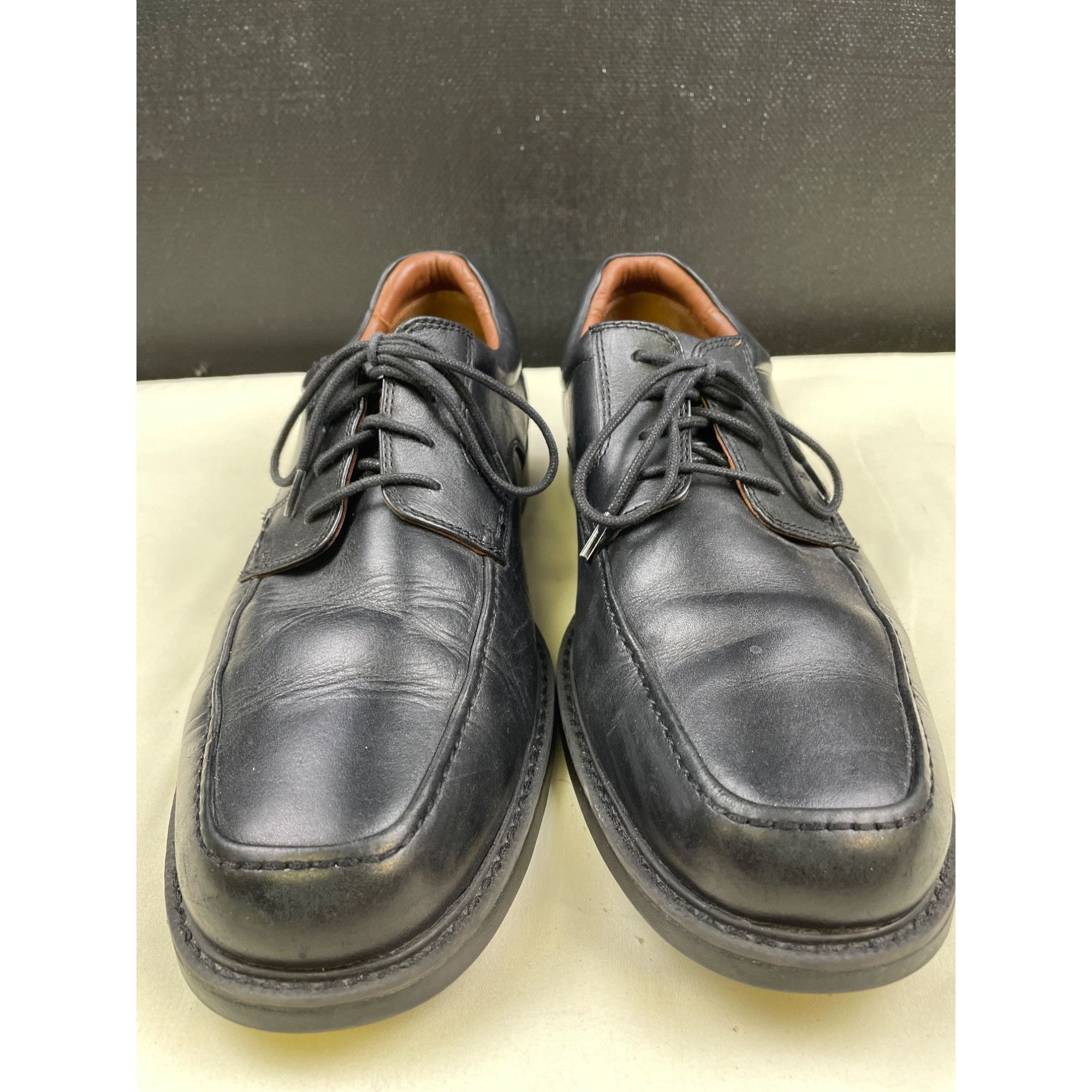 Johnston & Murphy Johnston & Murphy Men's Black Leather Shoes/ Oxfords Size 10 Size US 10 / EU 43 - 3 Thumbnail