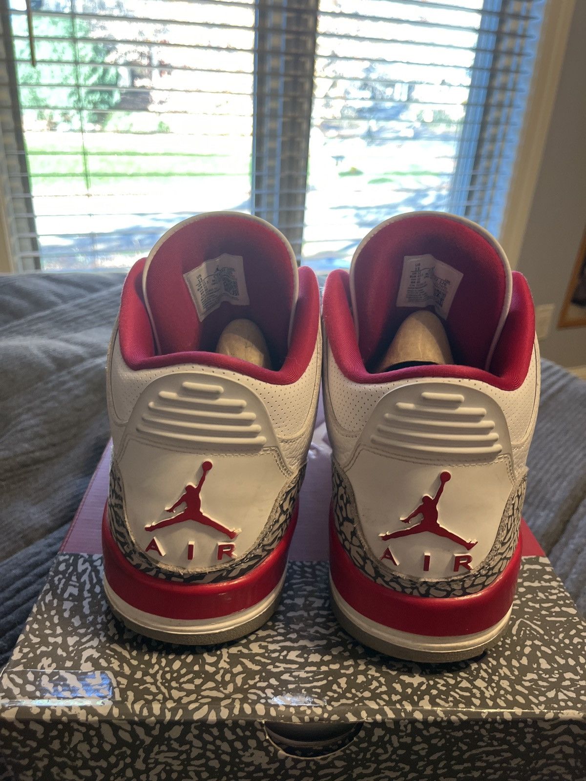 Jordan Brand × Nike Nike Jordan 3 cardinal red Size US 13 / EU 46 - 3 Thumbnail