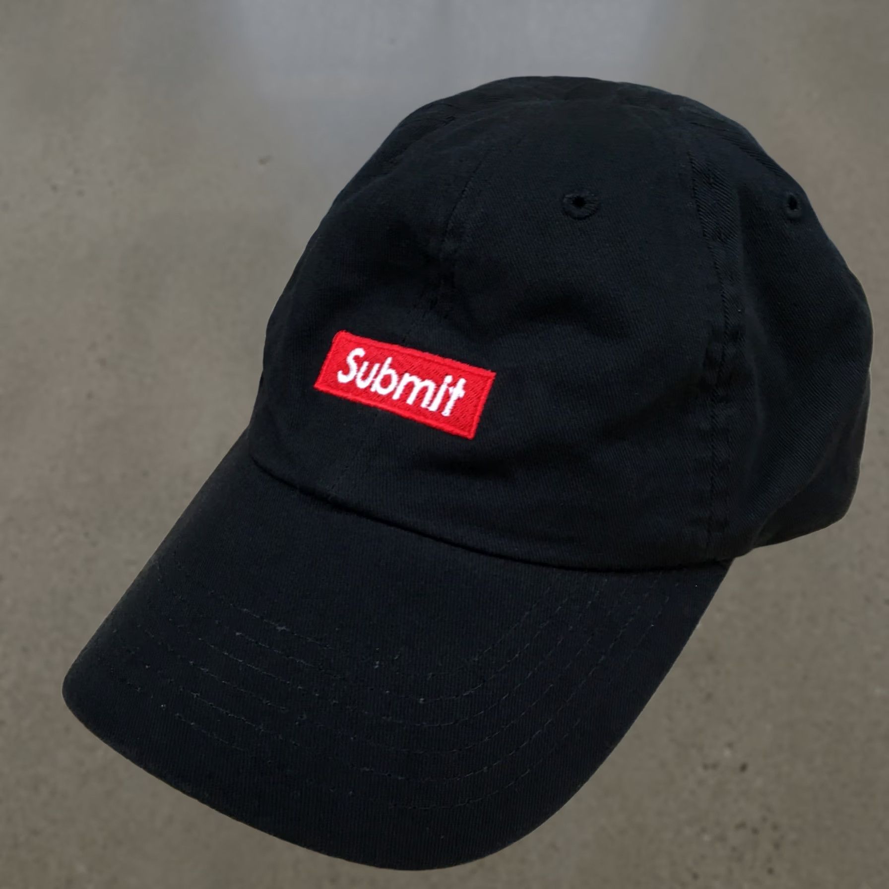 Logo 7 Submit Baseball Cap Unisex Black OS Adjustable Curved Brim Embroidered Logo Size ONE SIZE - 1 Thumbnail