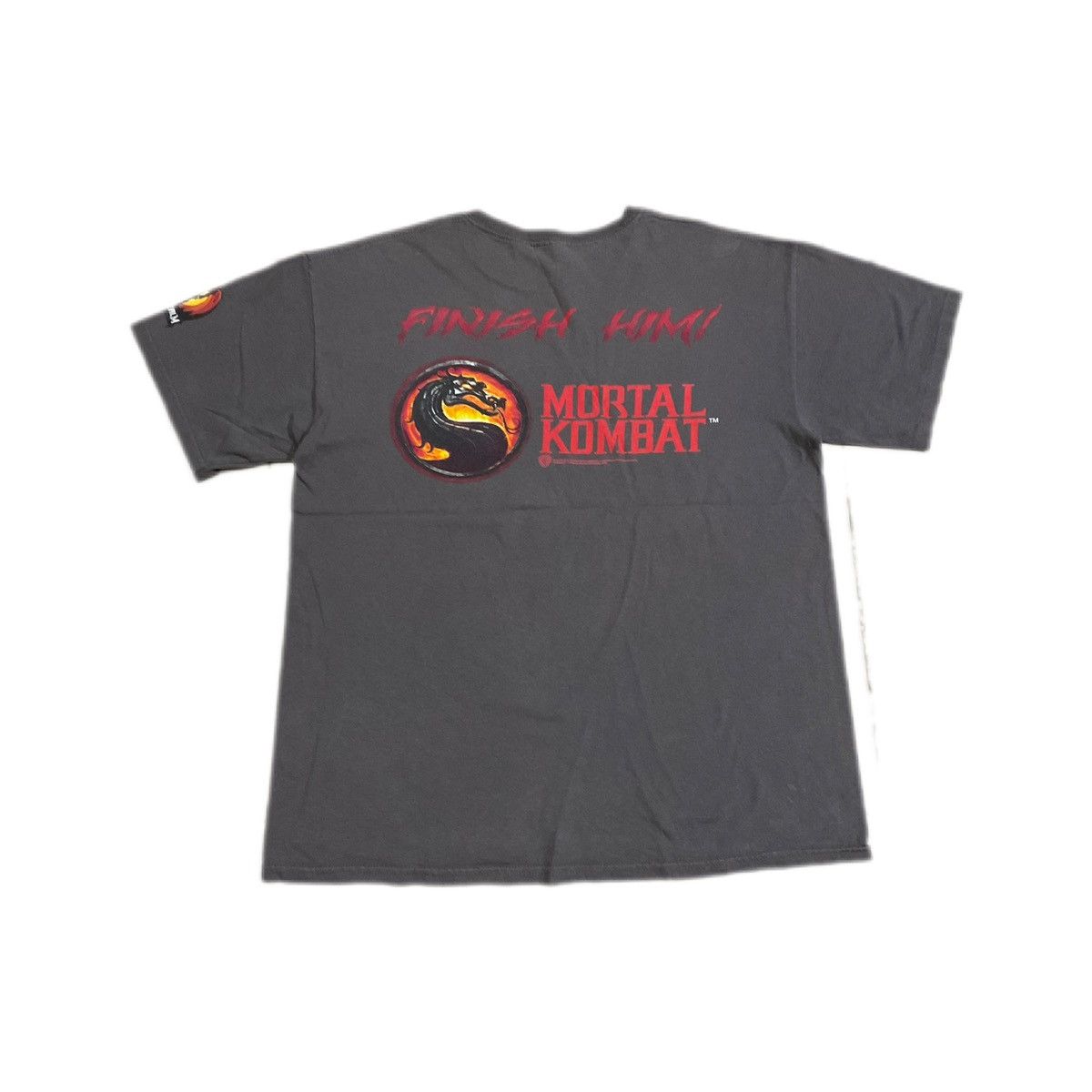 Playstation × Vintage 🔥Y2K Vintage Mortal Kombat Shirt Fatality Finish Him Size US L / EU 52-54 / 3 - 5 Thumbnail