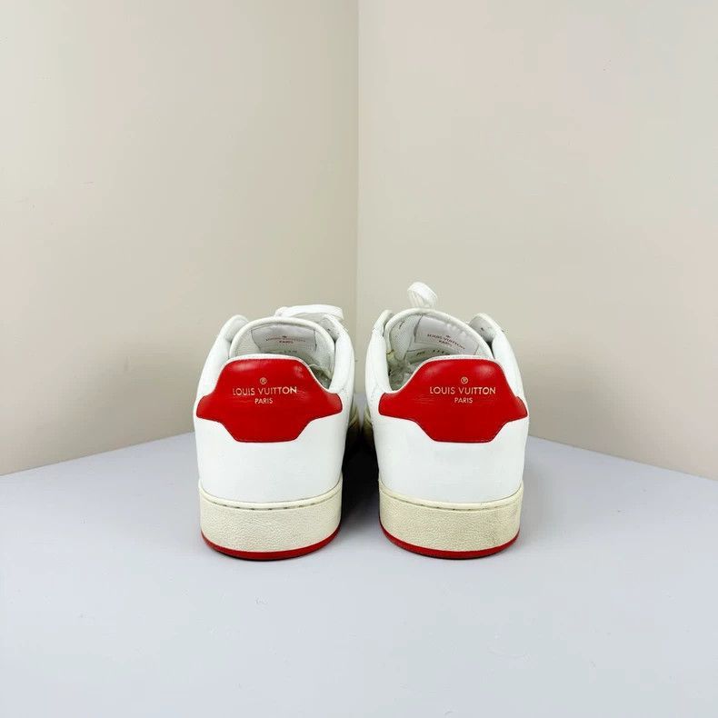 Louis Vuitton louis vuitton casual white and red sneakers-2507 Size US 7 / EU 40 - 4 Thumbnail