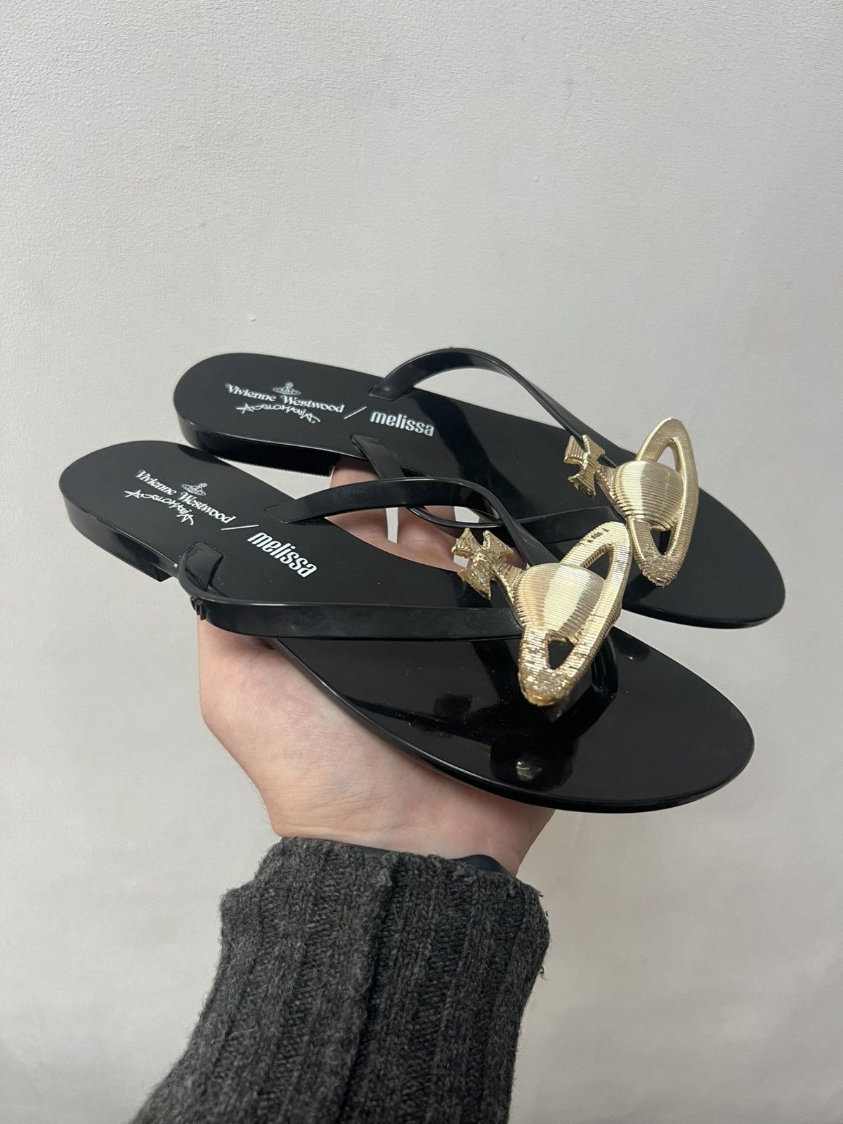 Melissa × Vivienne Westwood Orb Flip Flops | Grailed